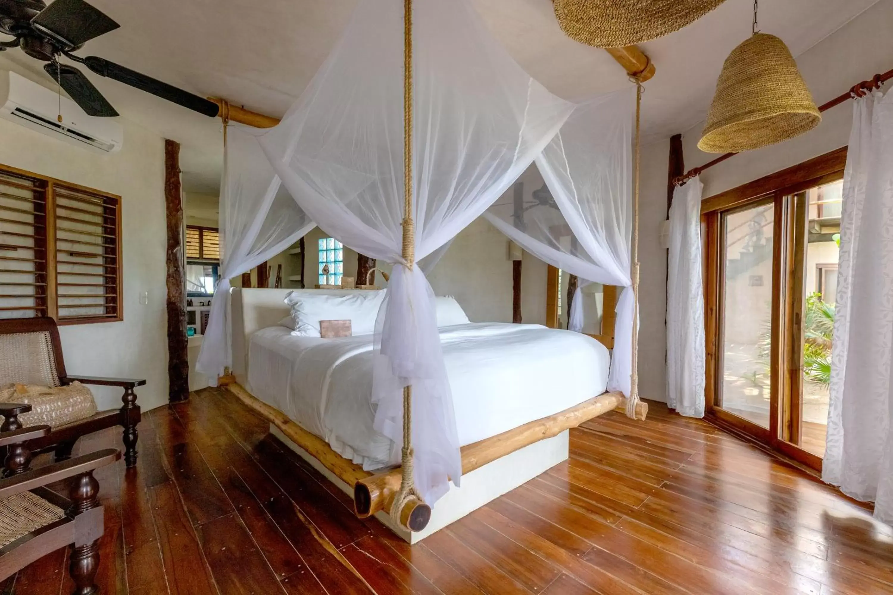 Bed in Encantada Tulum