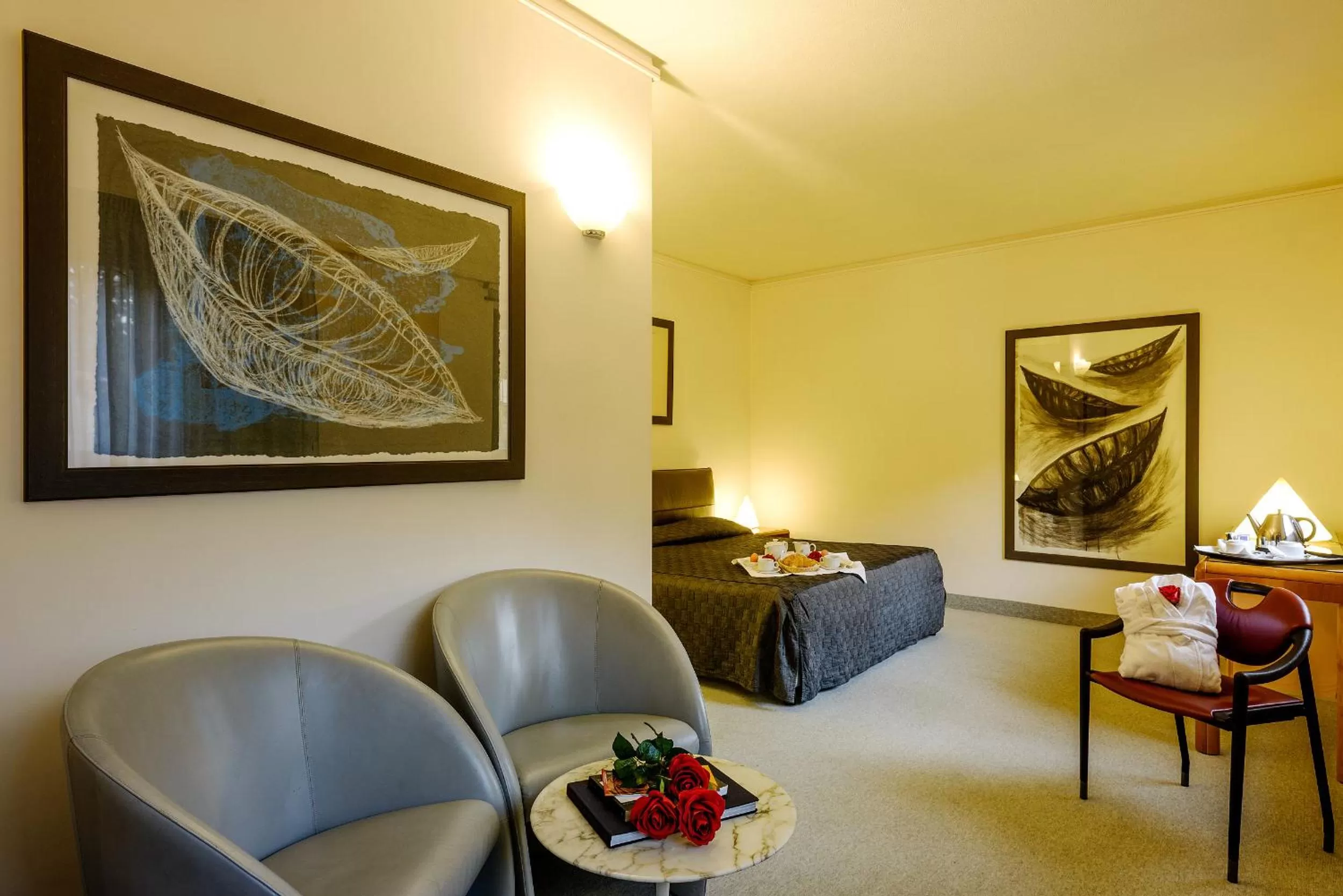 Decorative detail in Albornoz Palace Hotel