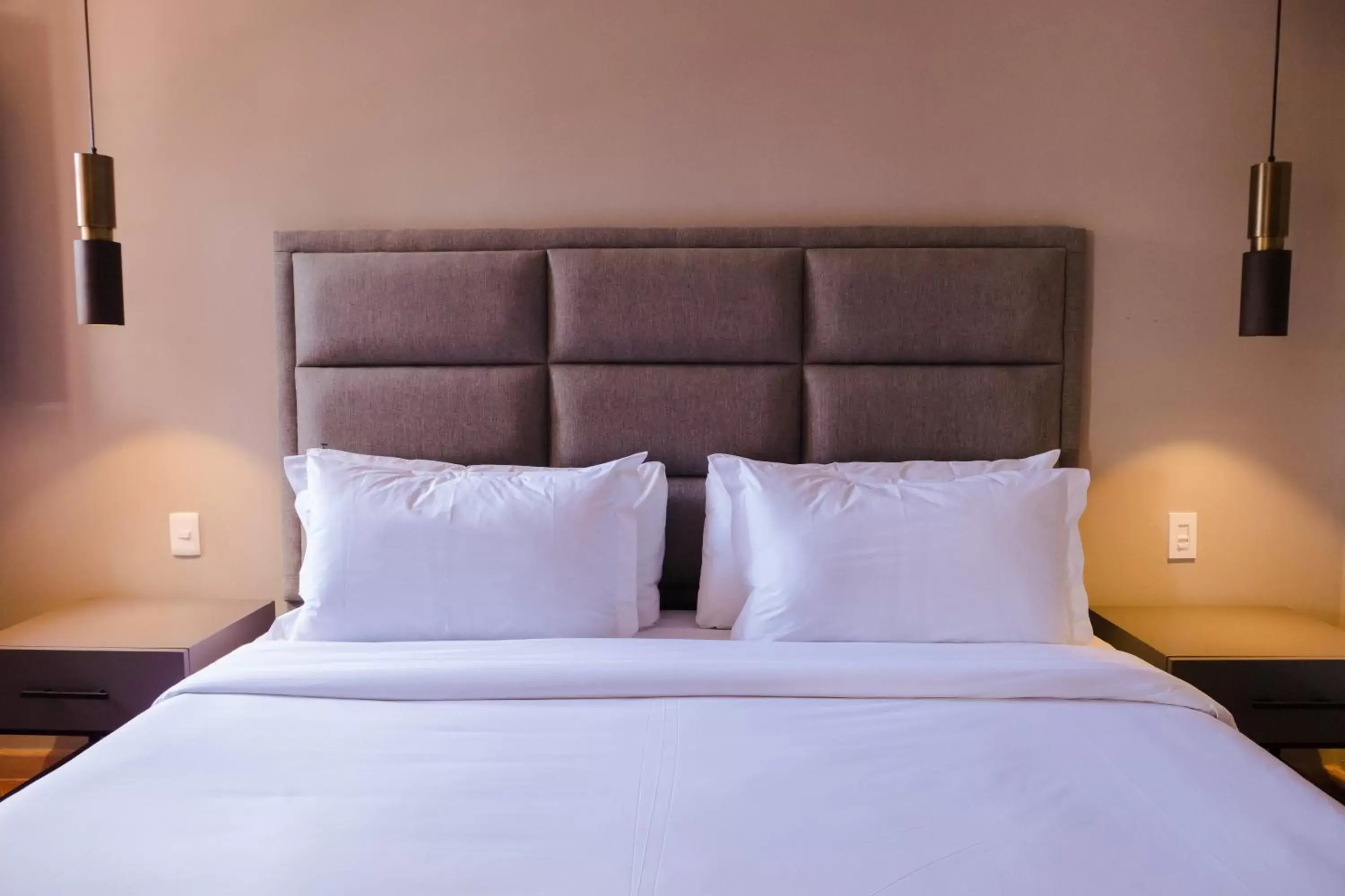Bed in Mikaella Hotel
