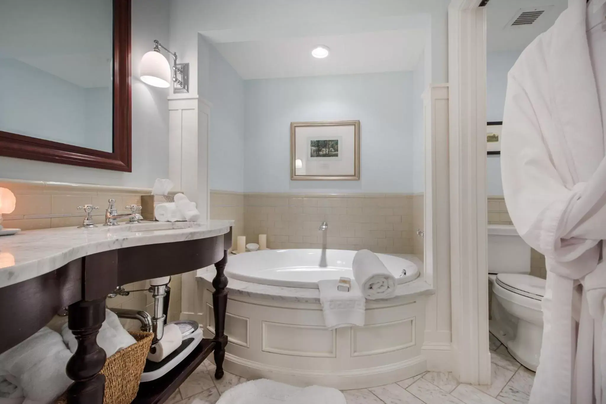 Bathroom in Omni Bedford Springs Resort