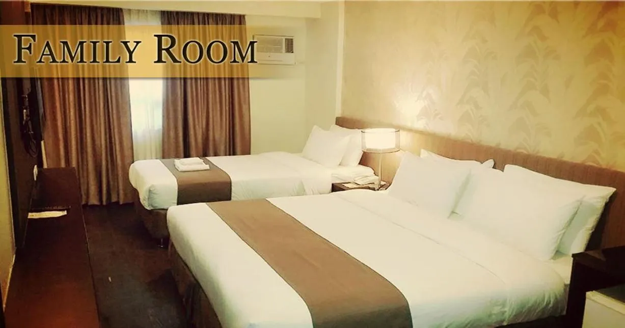 Bed in GT Hotel Iloilo