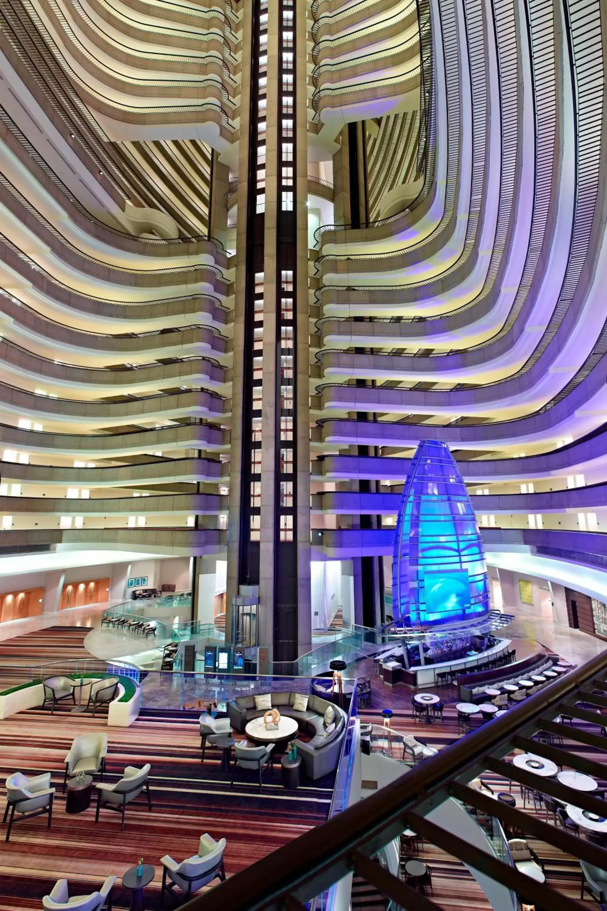 Property building in Atlanta Marriott Marquis