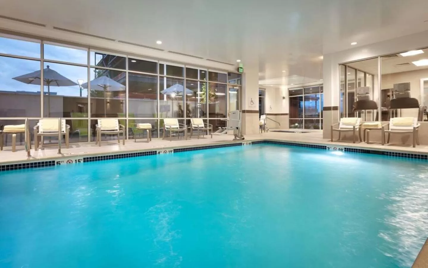 Swimming pool in Hilton Garden Inn Boise Downtown