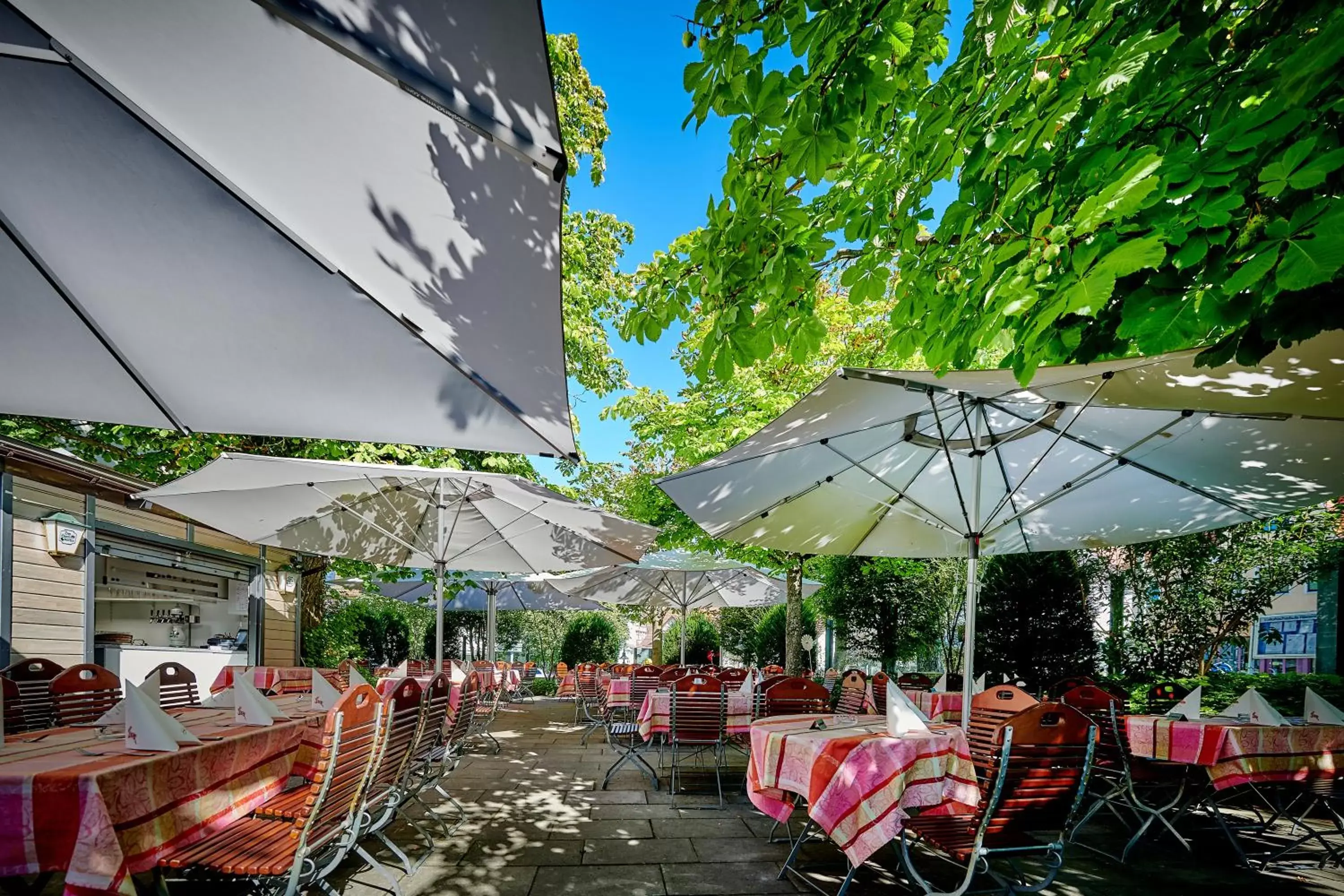 Garden, Restaurant/Places to Eat in Ringhotel Gasthof Hasen