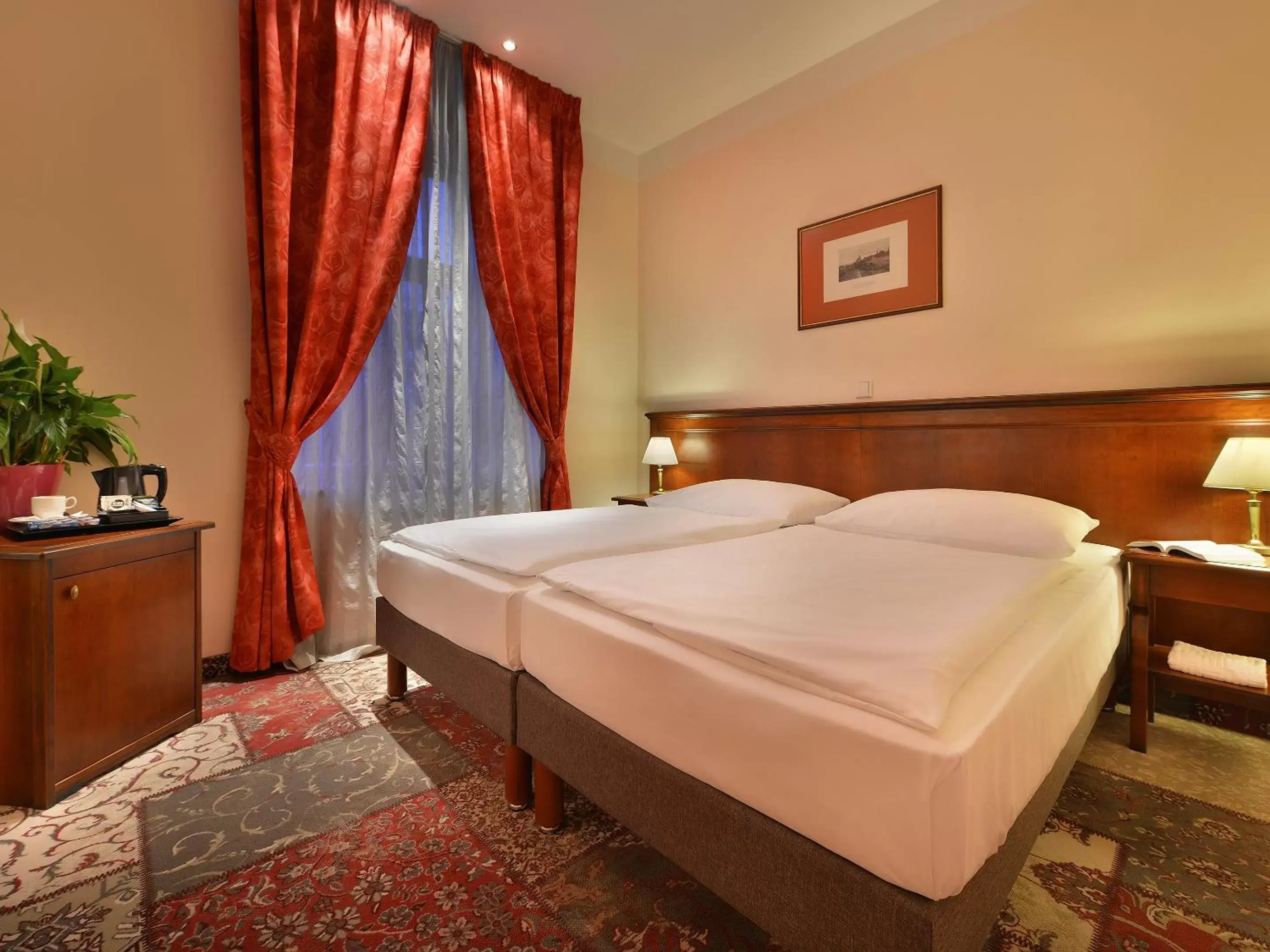 Photo of the whole room, Bed in EA Hotel Jeleni Dvur Prague Castle