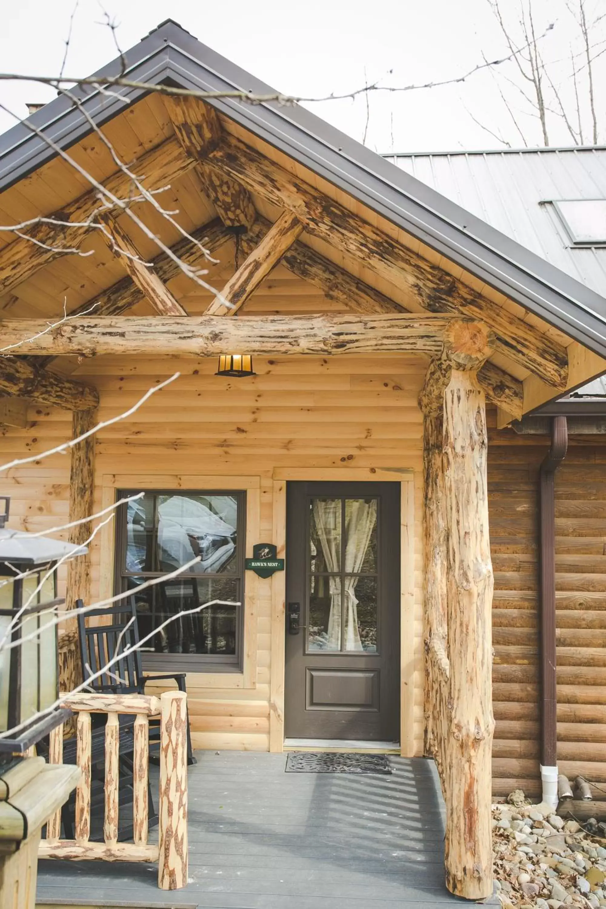 Facade/entrance in Coblentz Country Lodge by Amish Country Lodging