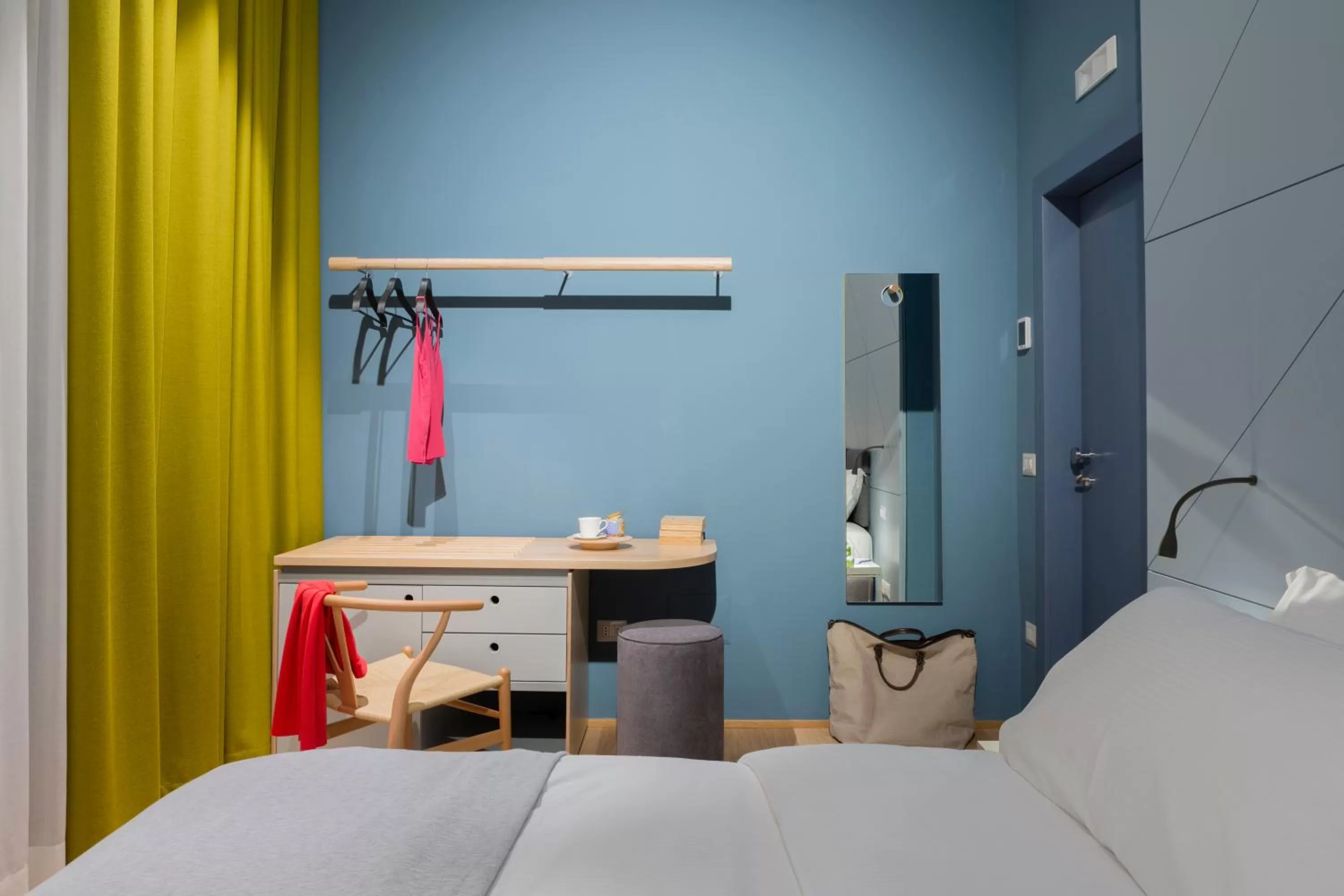 Bed in The Radical Hotel Roma