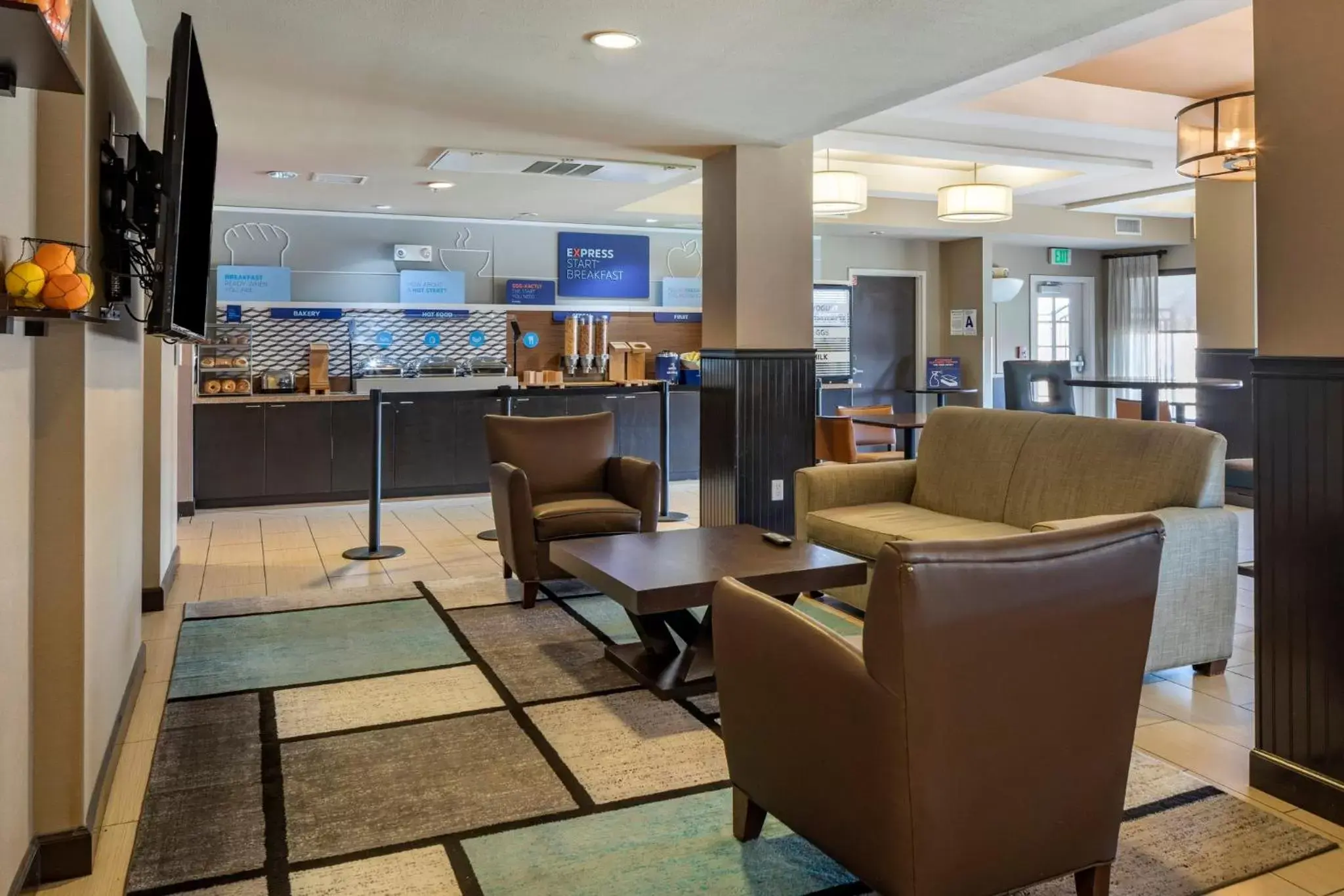 Breakfast, Lobby/Reception in Holiday Inn Express Indio, an IHG Hotel