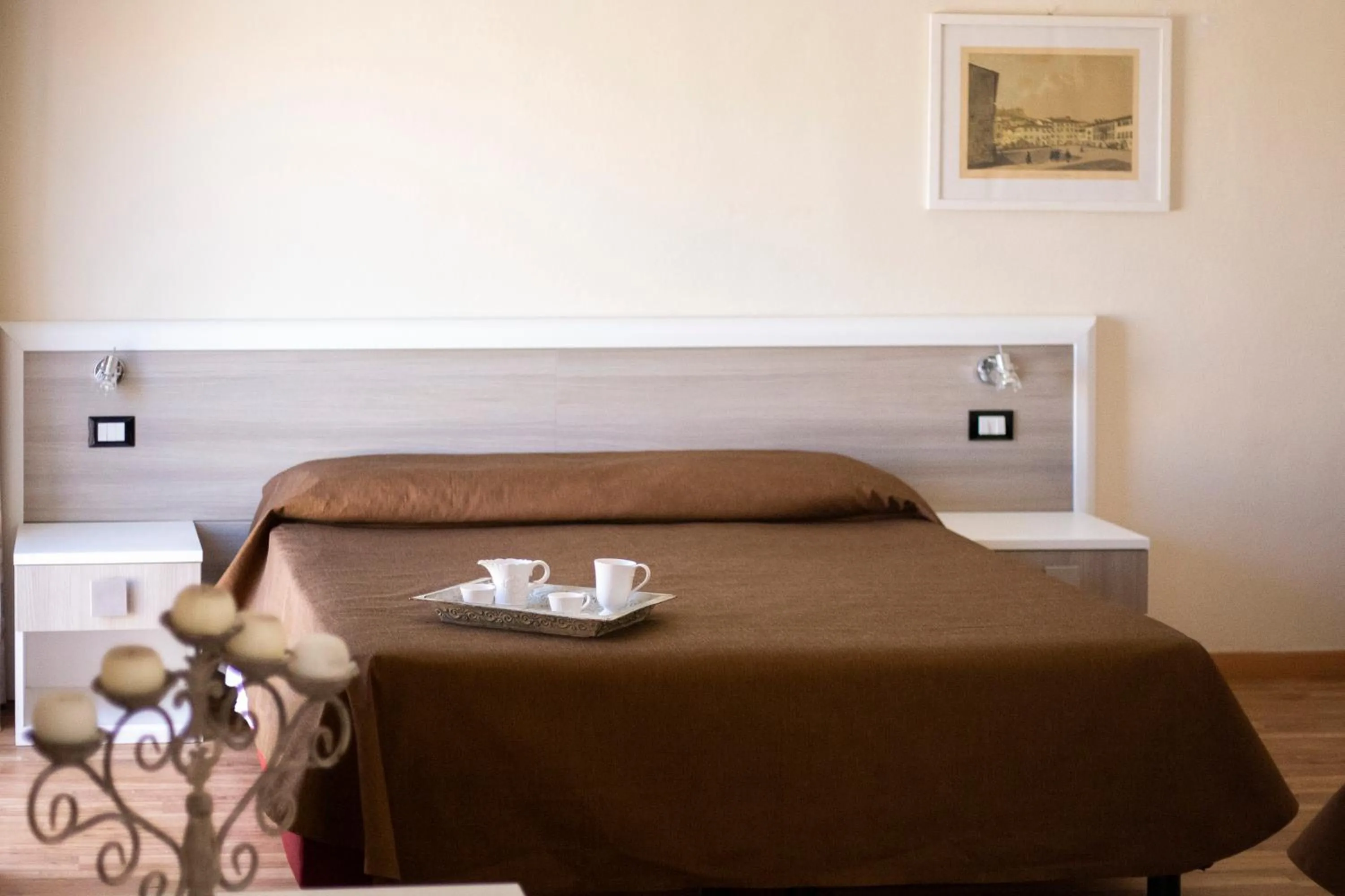 Bed in Hotel Fabricia