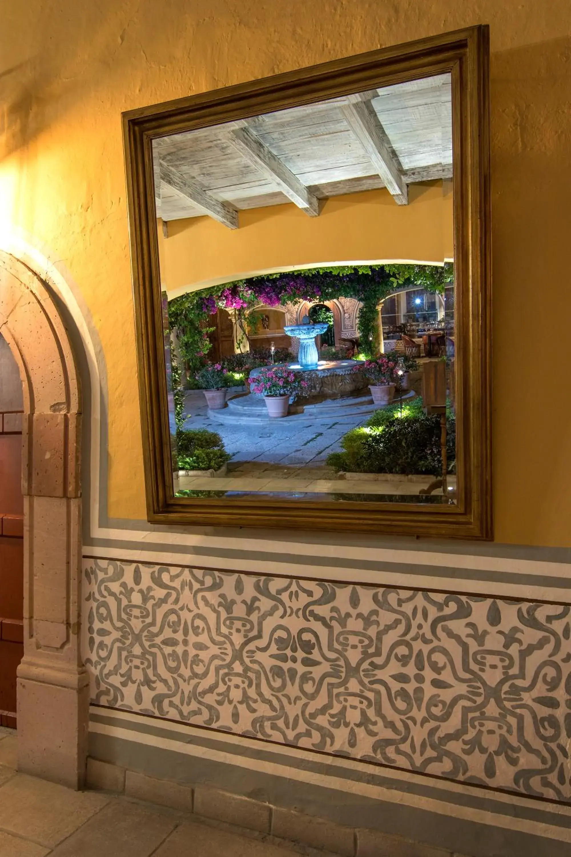 Decorative detail, TV/Entertainment Center in Hotel Santa Monica