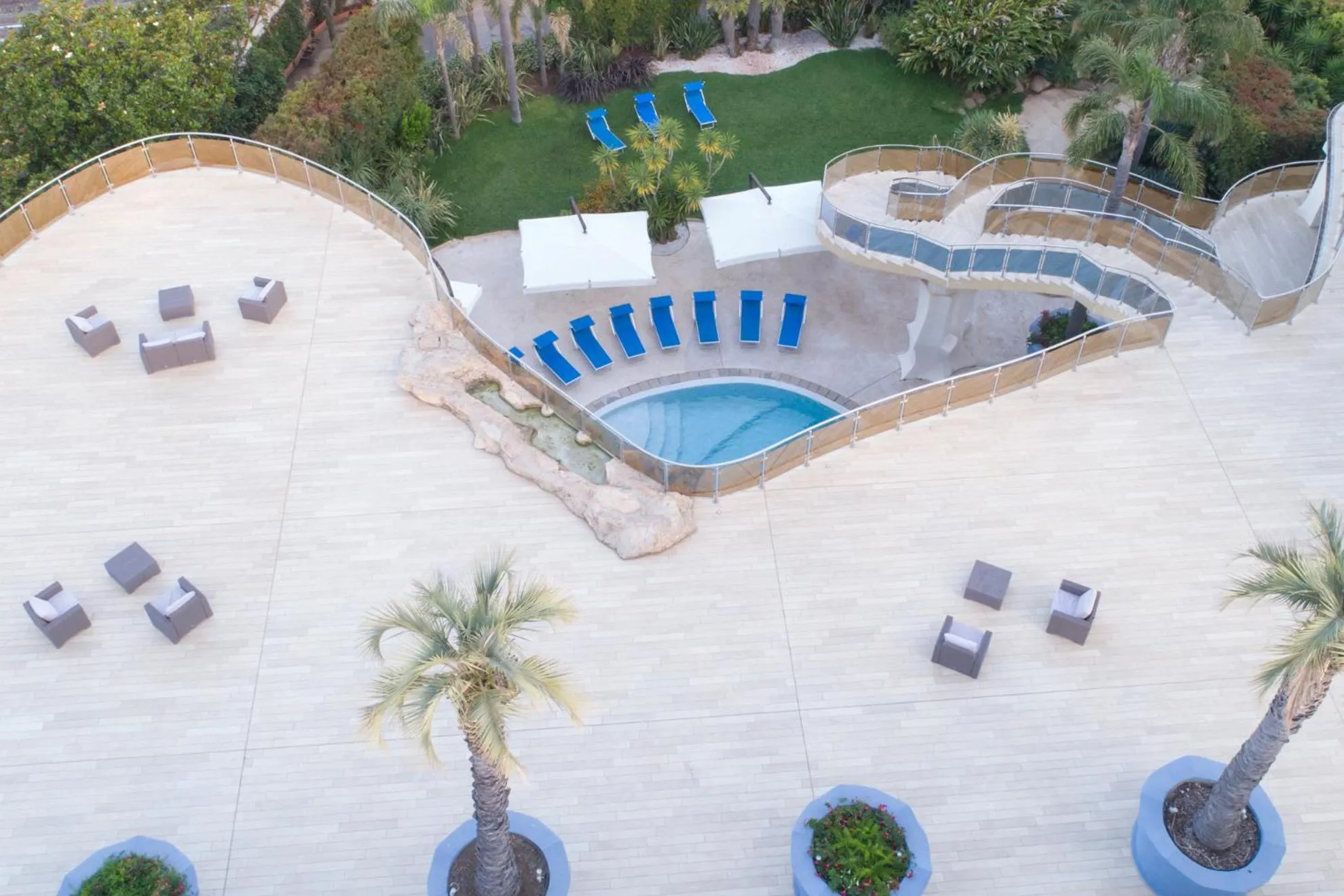 Bird's eye view in Hotel Arcobaleno