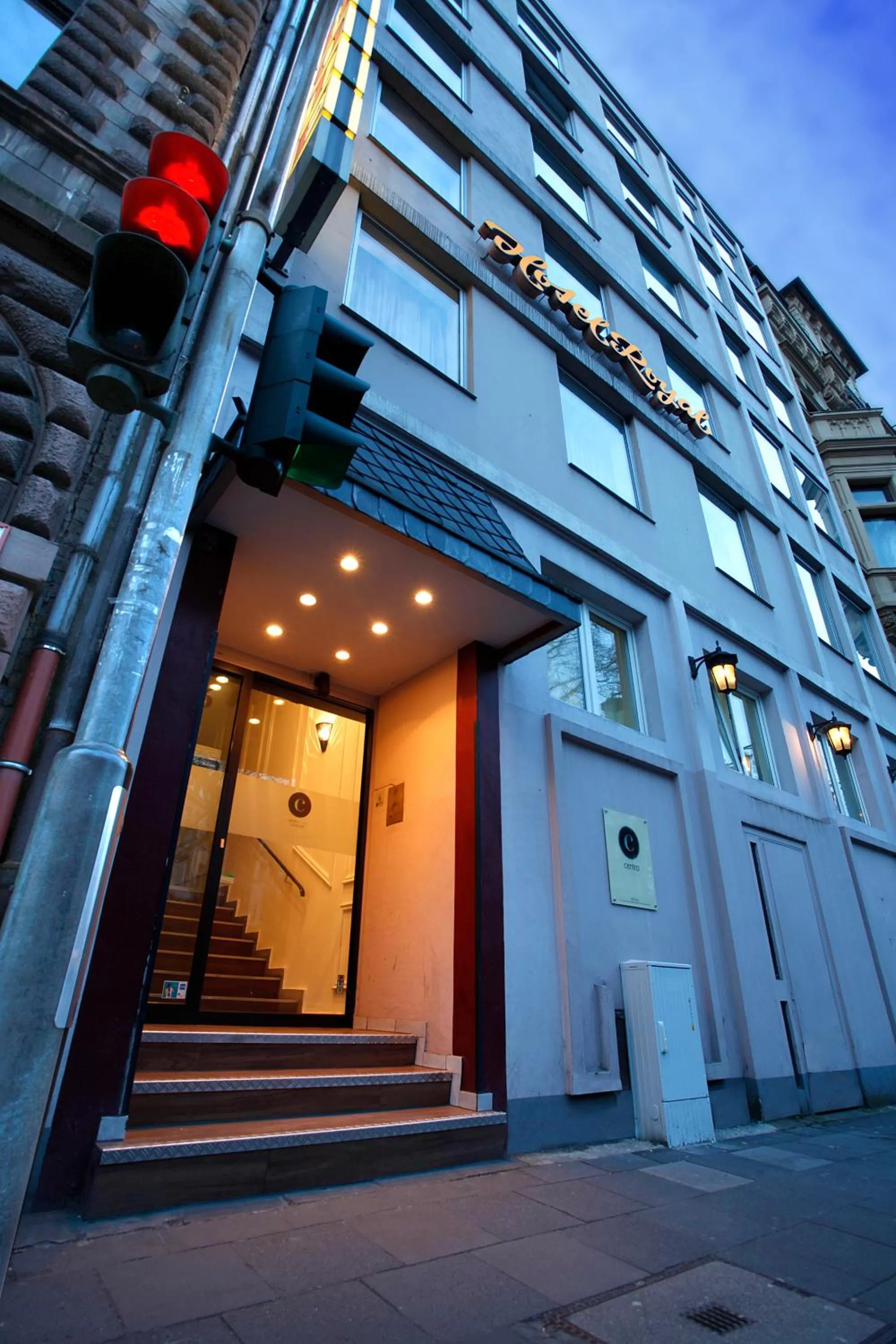 Facade/entrance in INA Hotel Royal