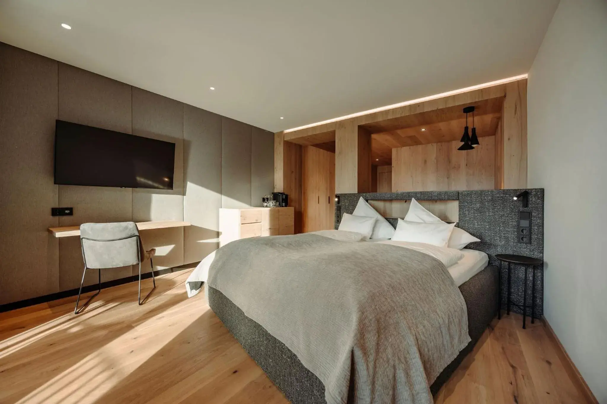 Bed in Alpina Family, Spa & Sporthotel