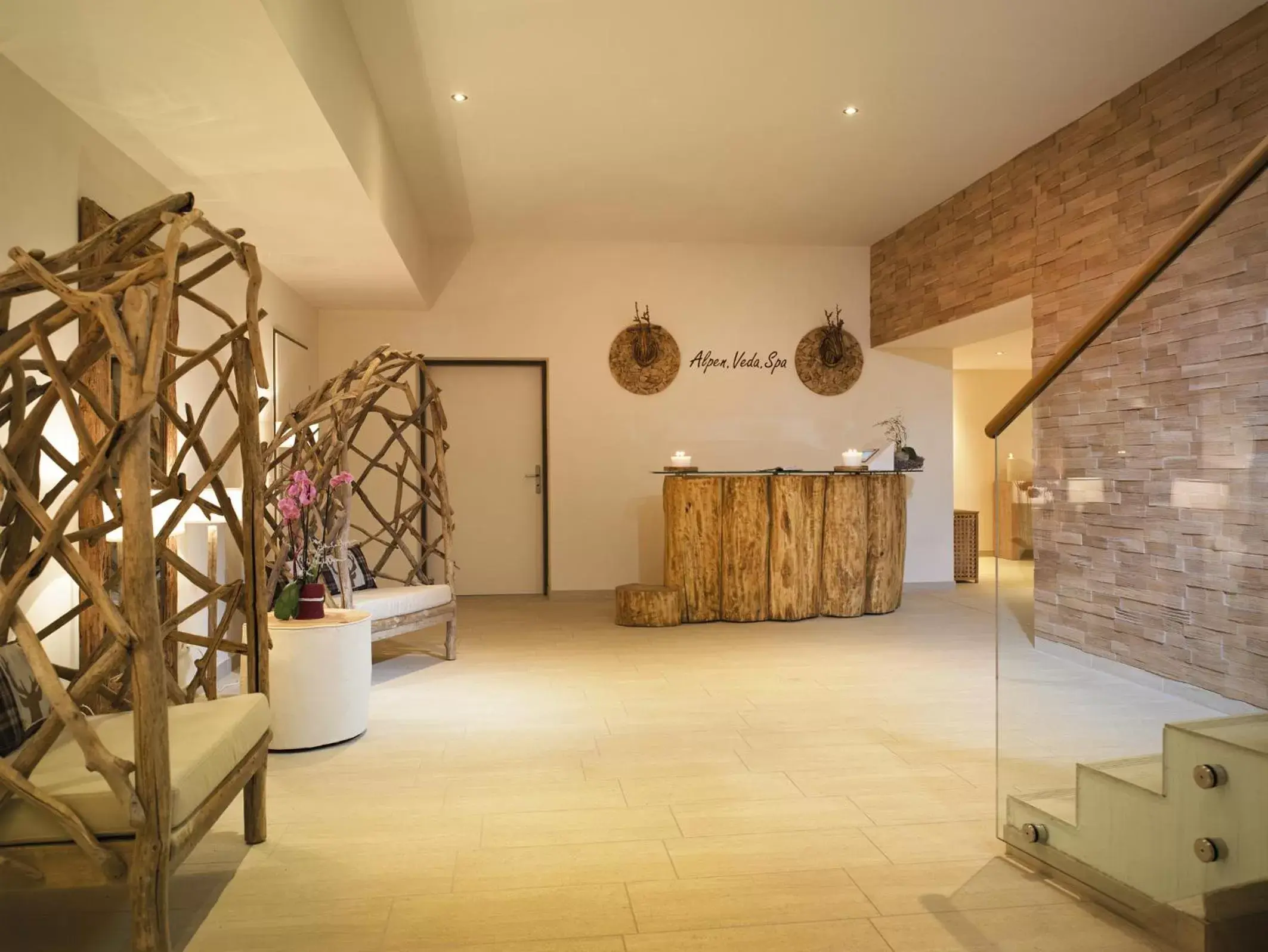 Spa and wellness centre/facilities, Lobby/Reception in Das Alpenhaus Kaprun