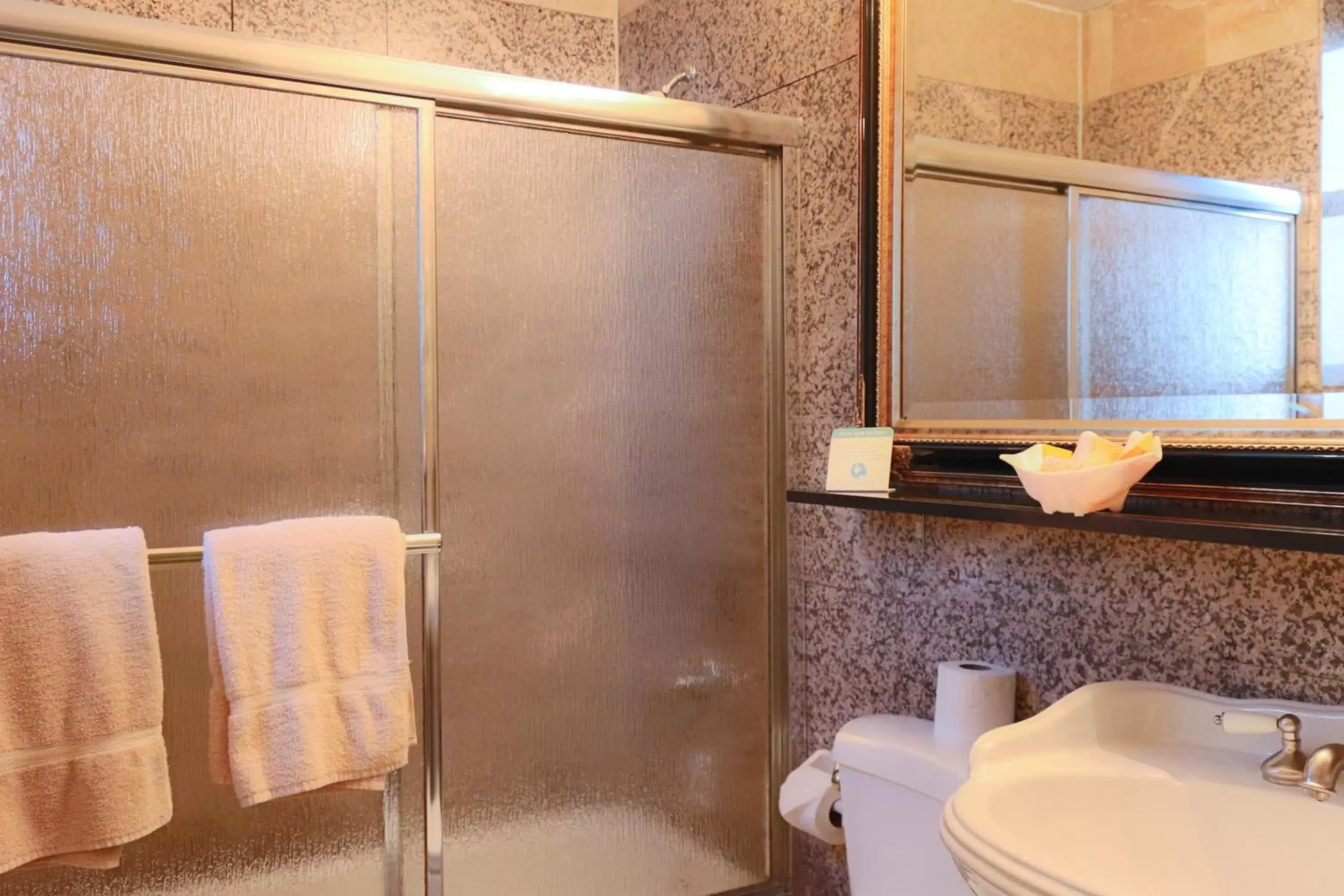 Bathroom in Da Vinci Hotel