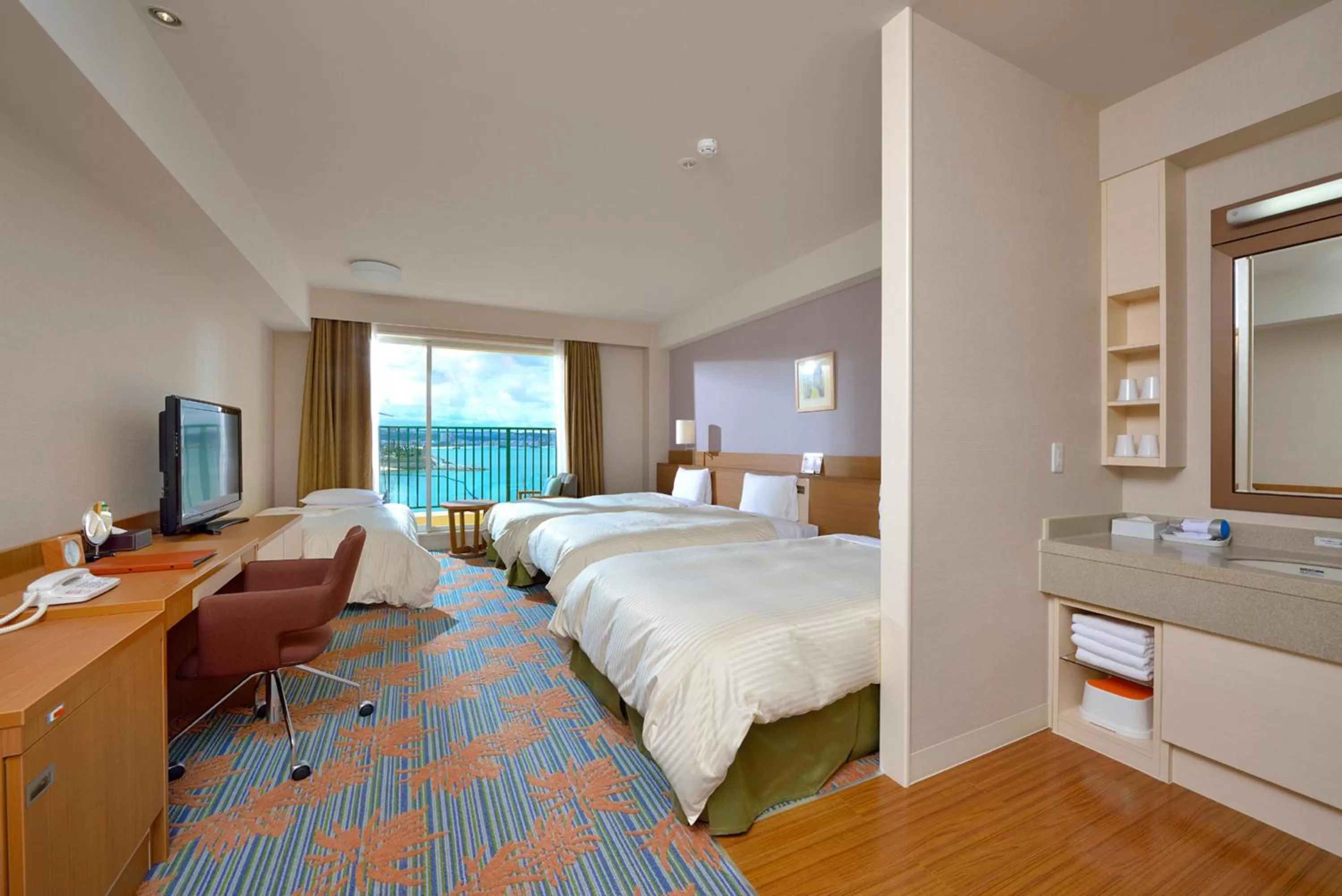 Photo of the whole room, Bed in Vessel Hotel Campana Okinawa