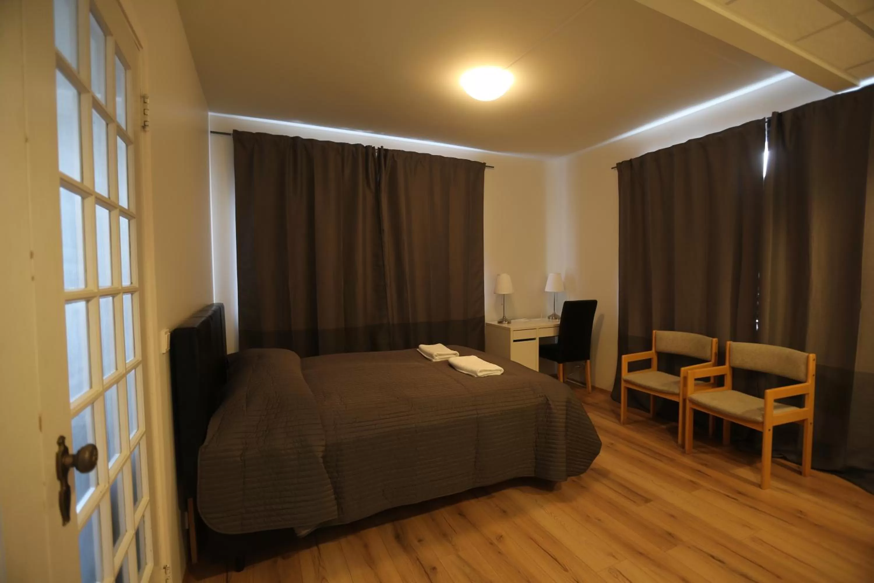 Bed in 100 Iceland Hotel