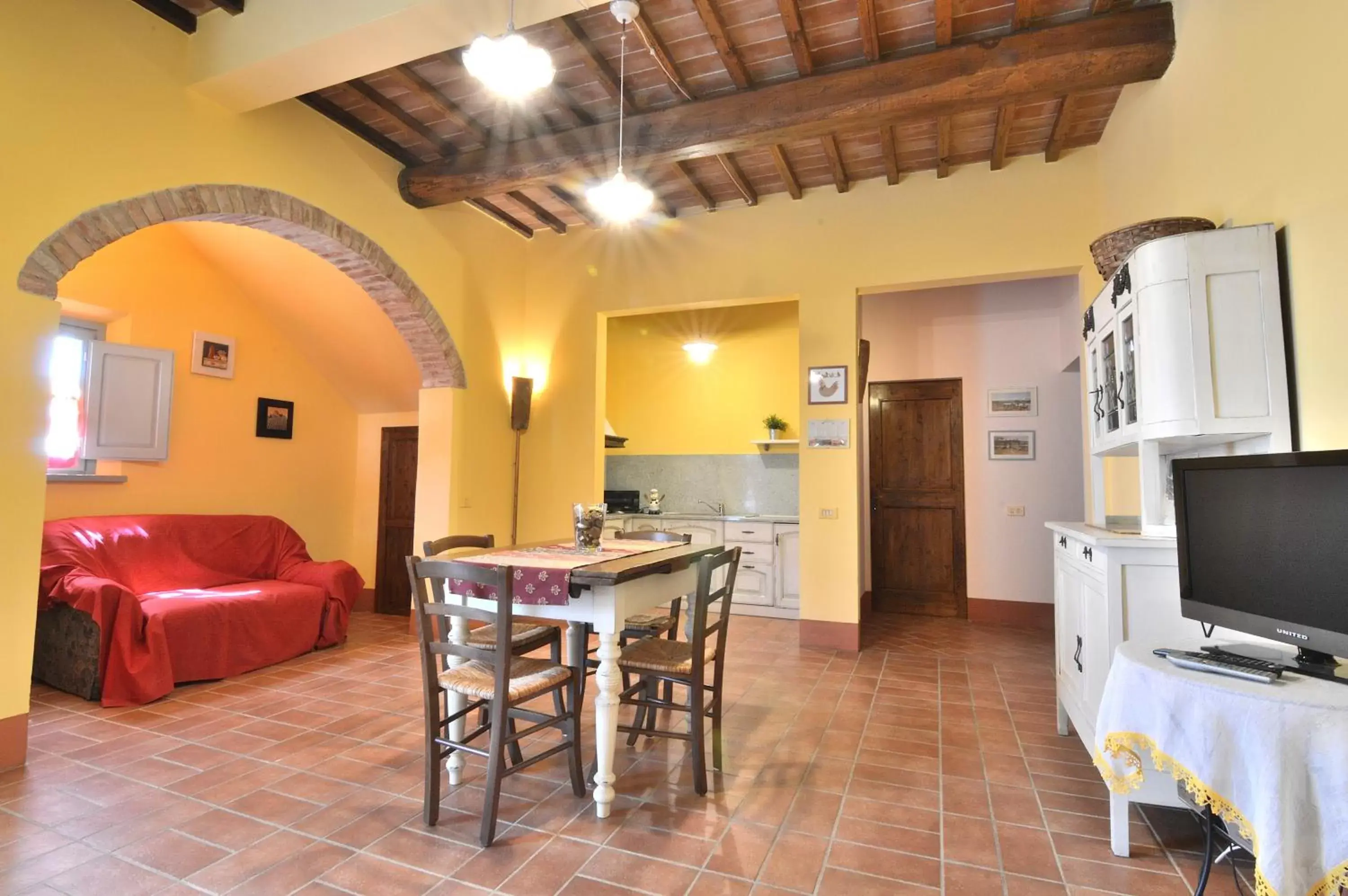 Kitchen or kitchenette, Dining Area in Podere Benintendi