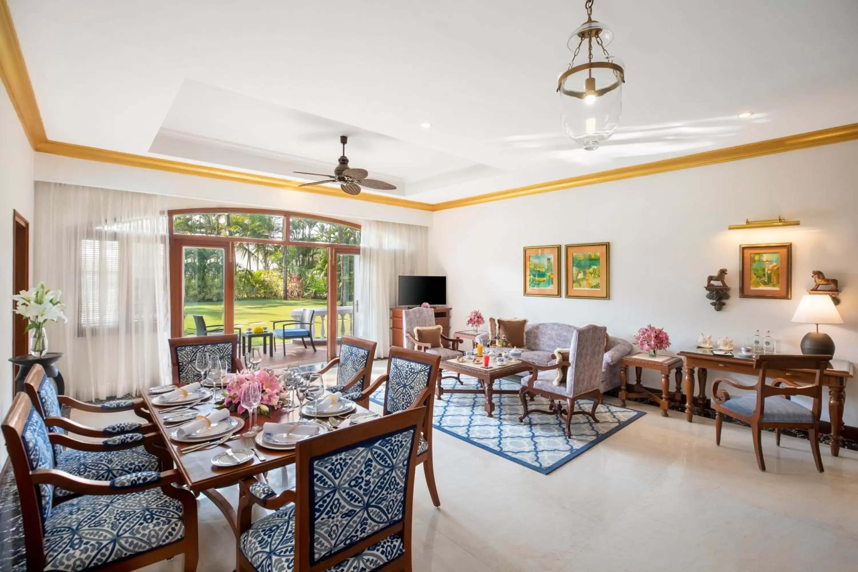 Living room, Restaurant/Places to Eat in Taj Exotica Resort & Spa, Goa