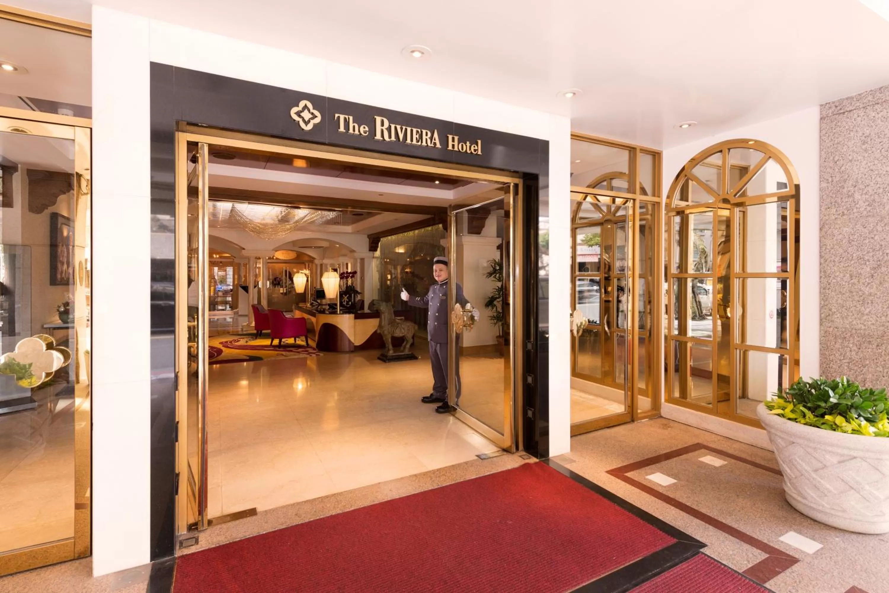 Facade/entrance in The Riviera Hotel Taipei