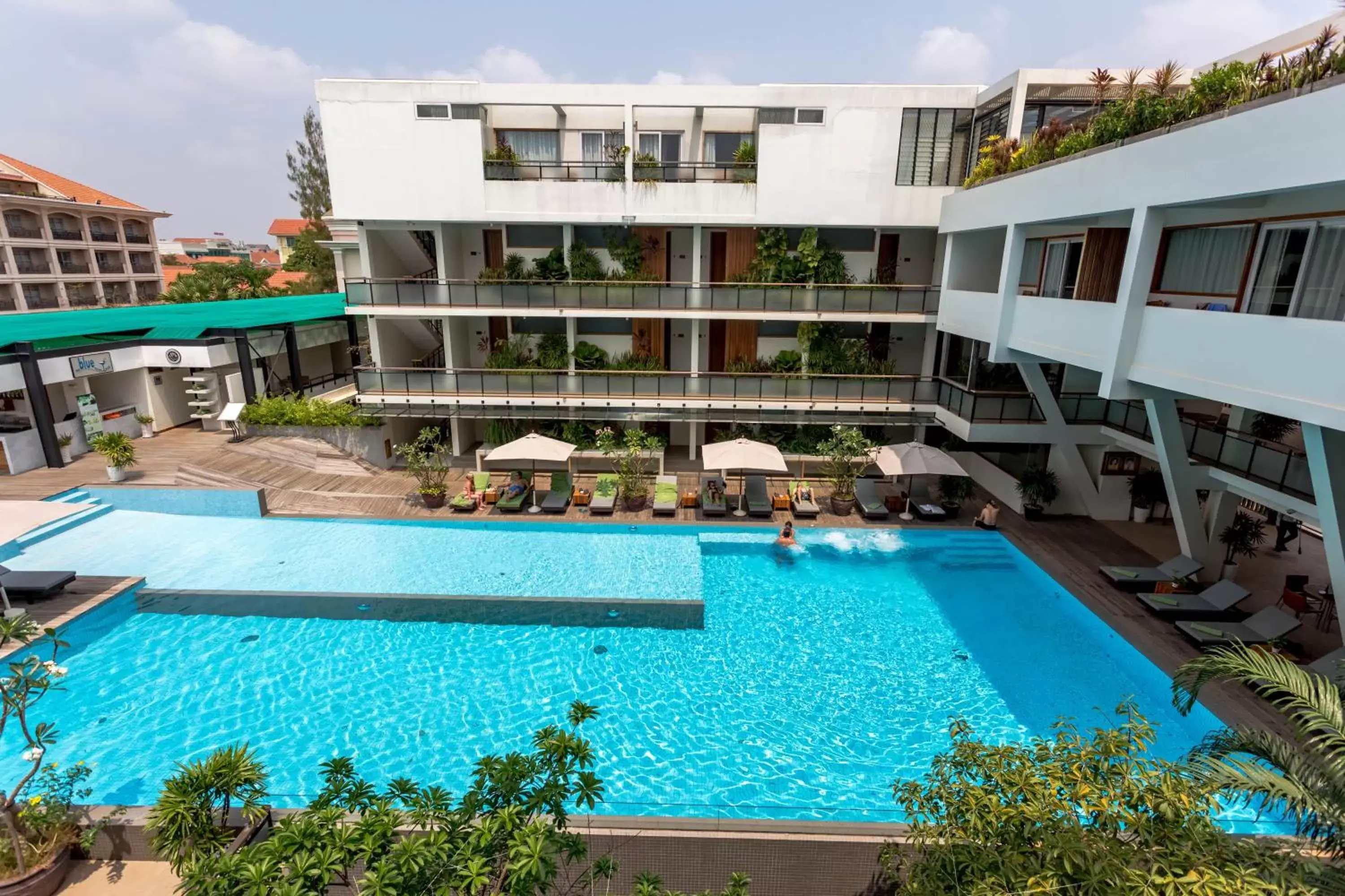 Property building, Pool View in Somadevi Residence
