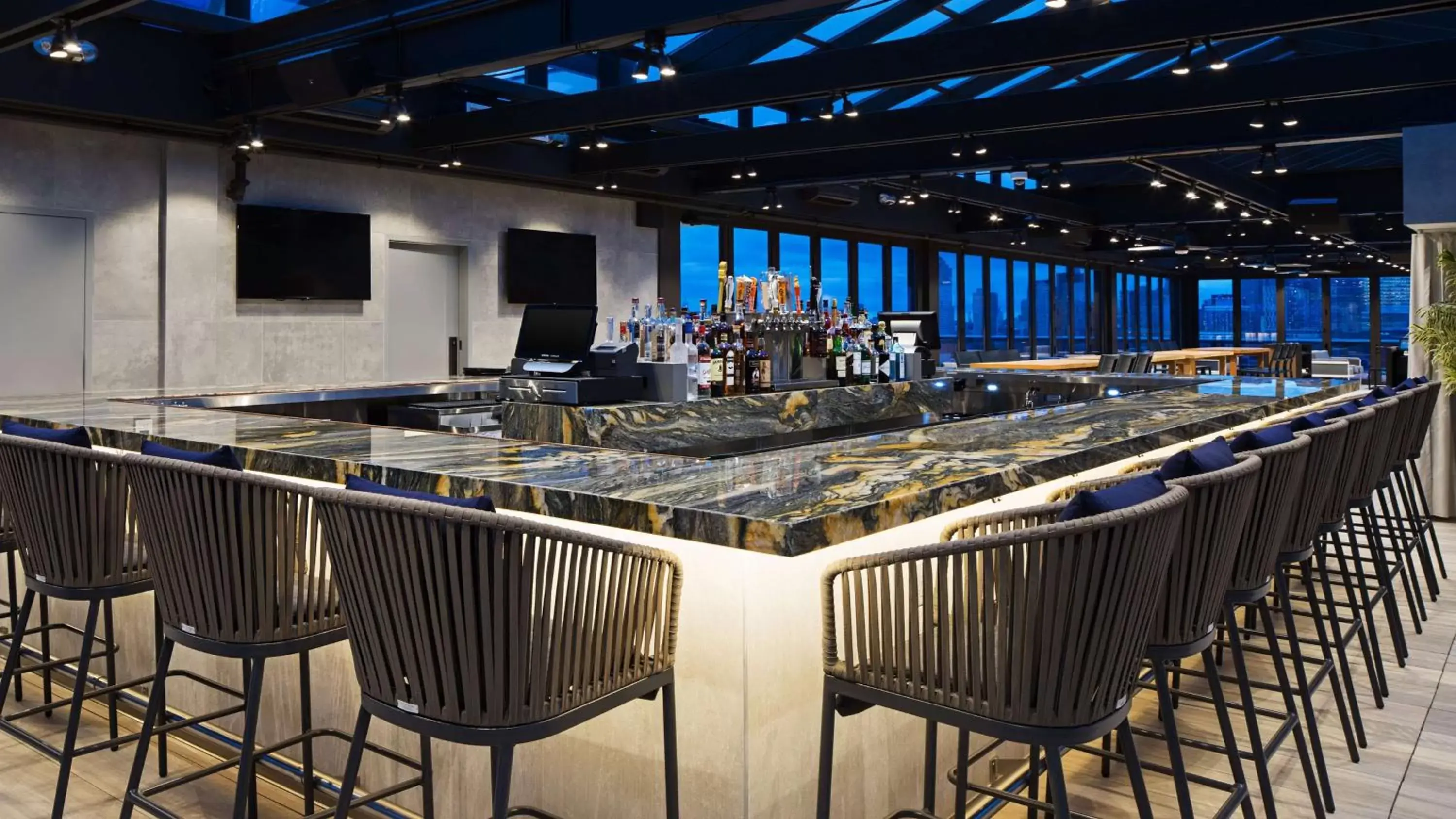 Lounge or bar, Restaurant/Places to Eat in Hyatt House Jersey City