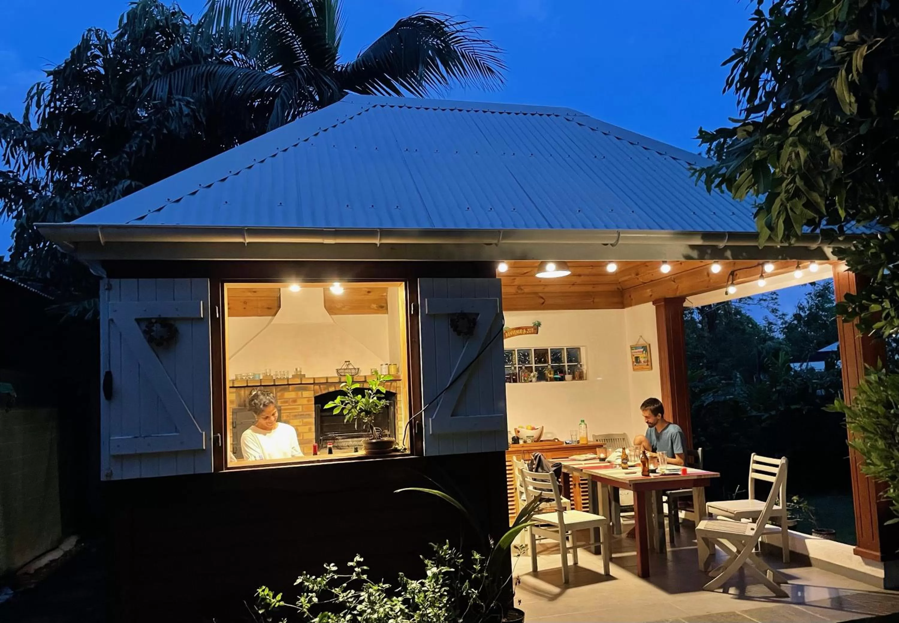 Dining area in La Case O zoizos
