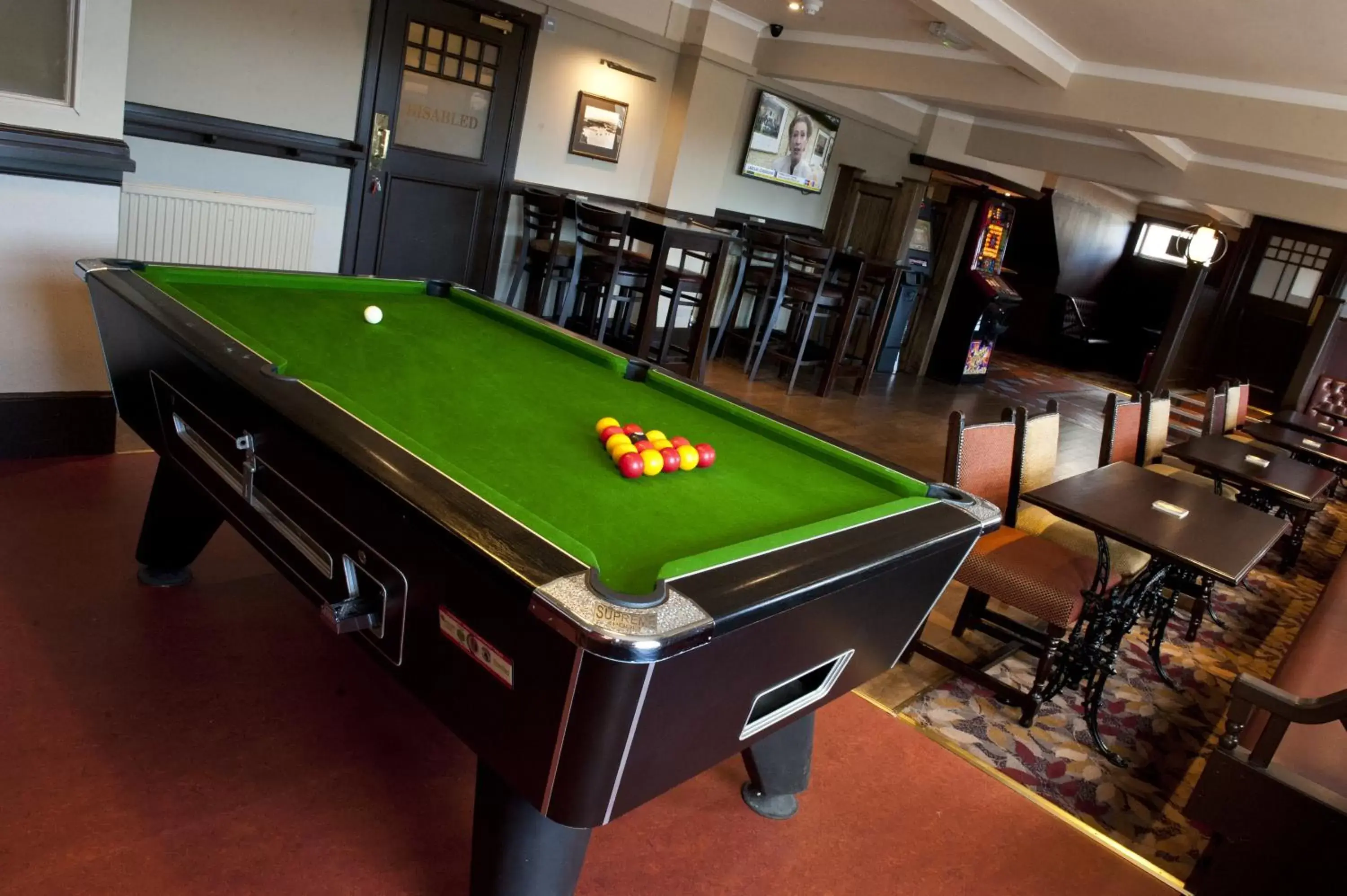 Restaurant/places to eat, Billiards in The Crown Inn