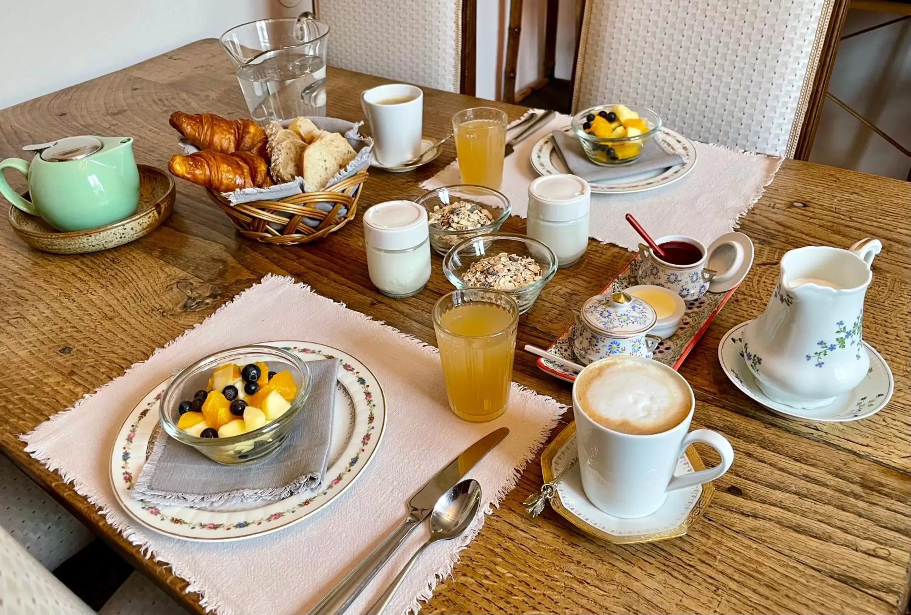 Breakfast in La Villa de Chinon