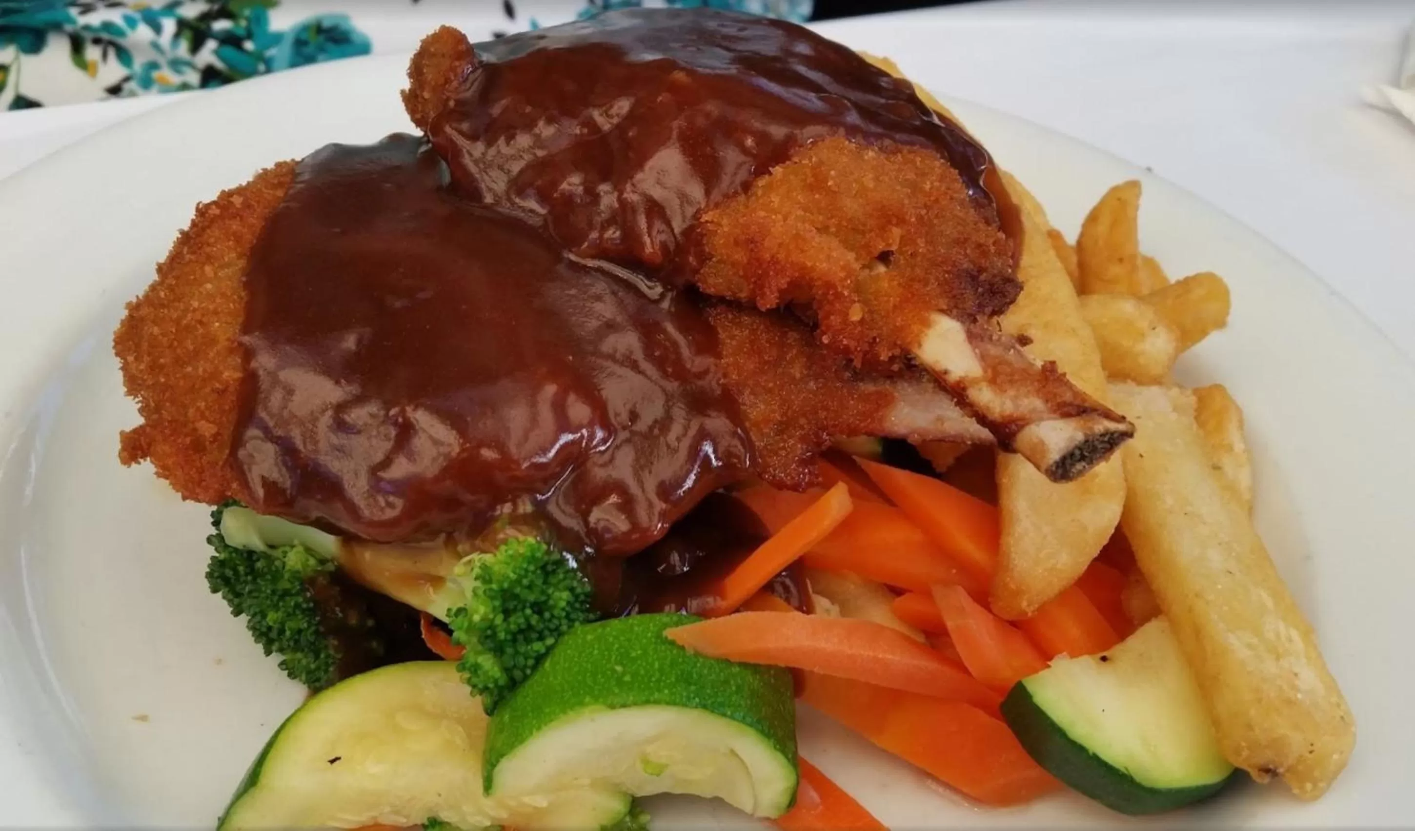 Food close-up in Duke of Wellington Hotel