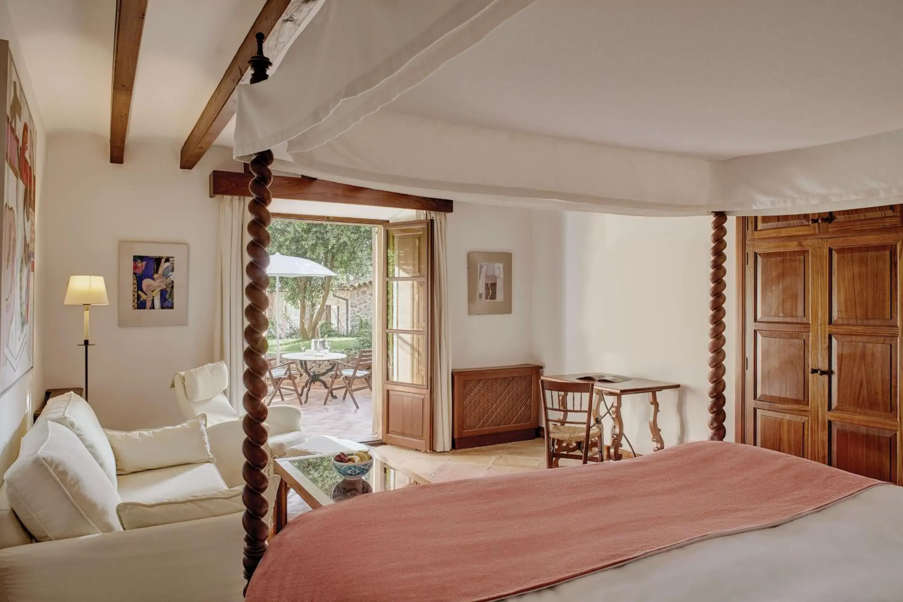 Bedroom, Seating Area in La Residencia, A Belmond Hotel, Mallorca