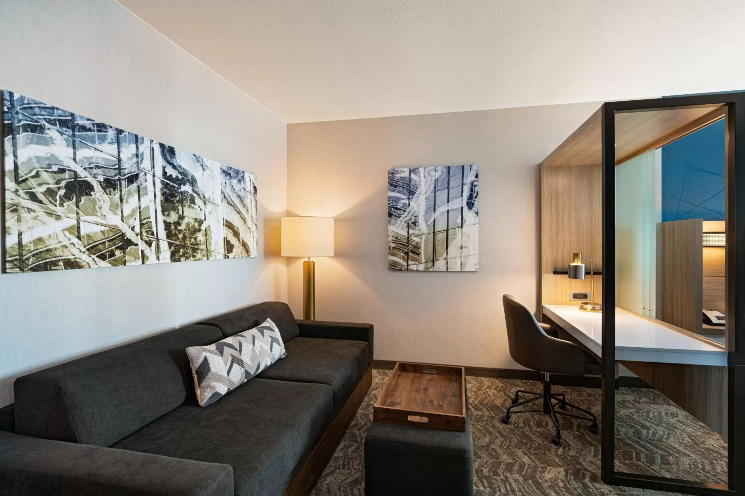 Living room, Seating Area in SpringHill Suites by Marriott Dallas Richardson/University Area