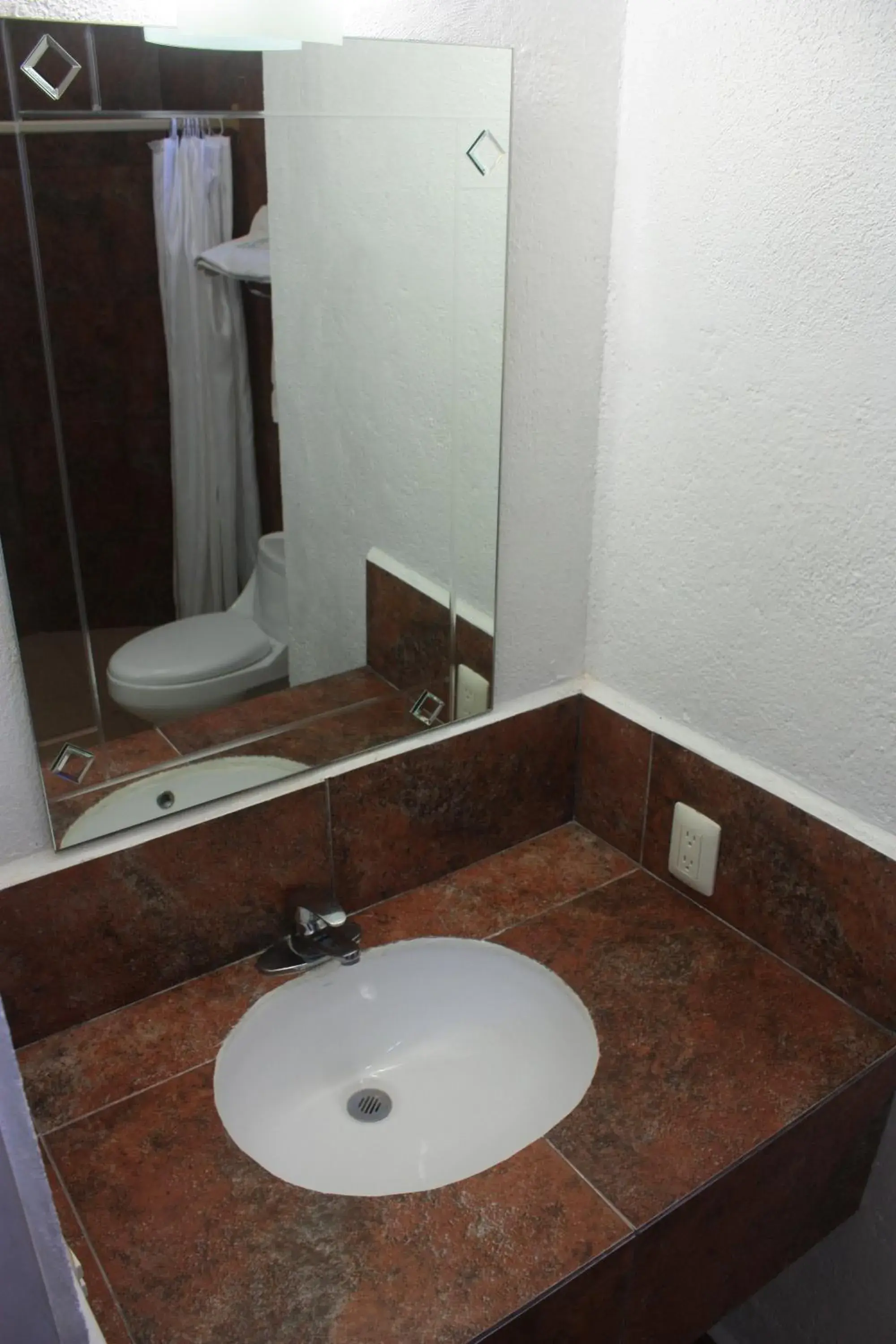 Bathroom in Hotel Olinalá Diamante