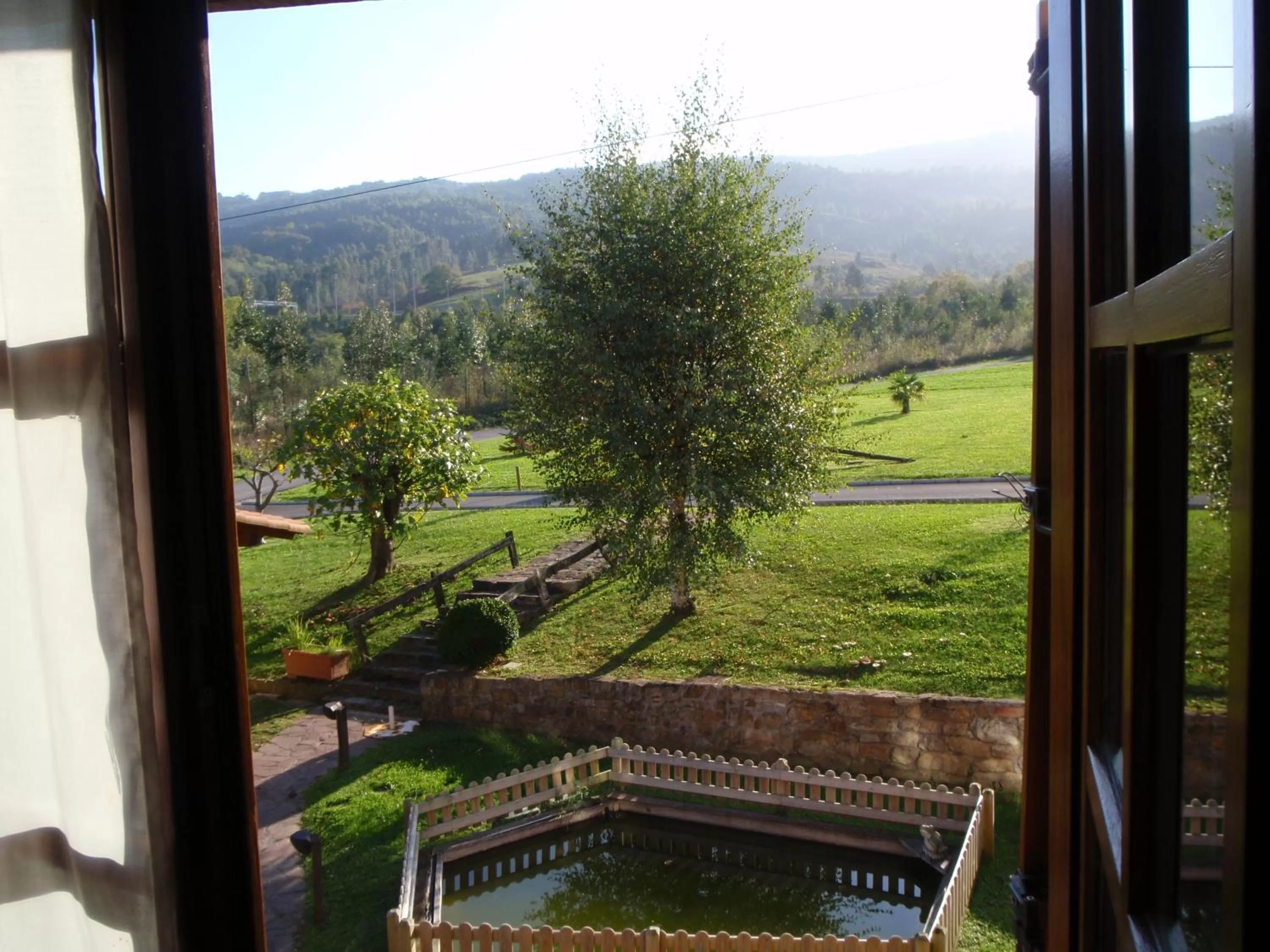 Garden view in Hotel Matsa B&B