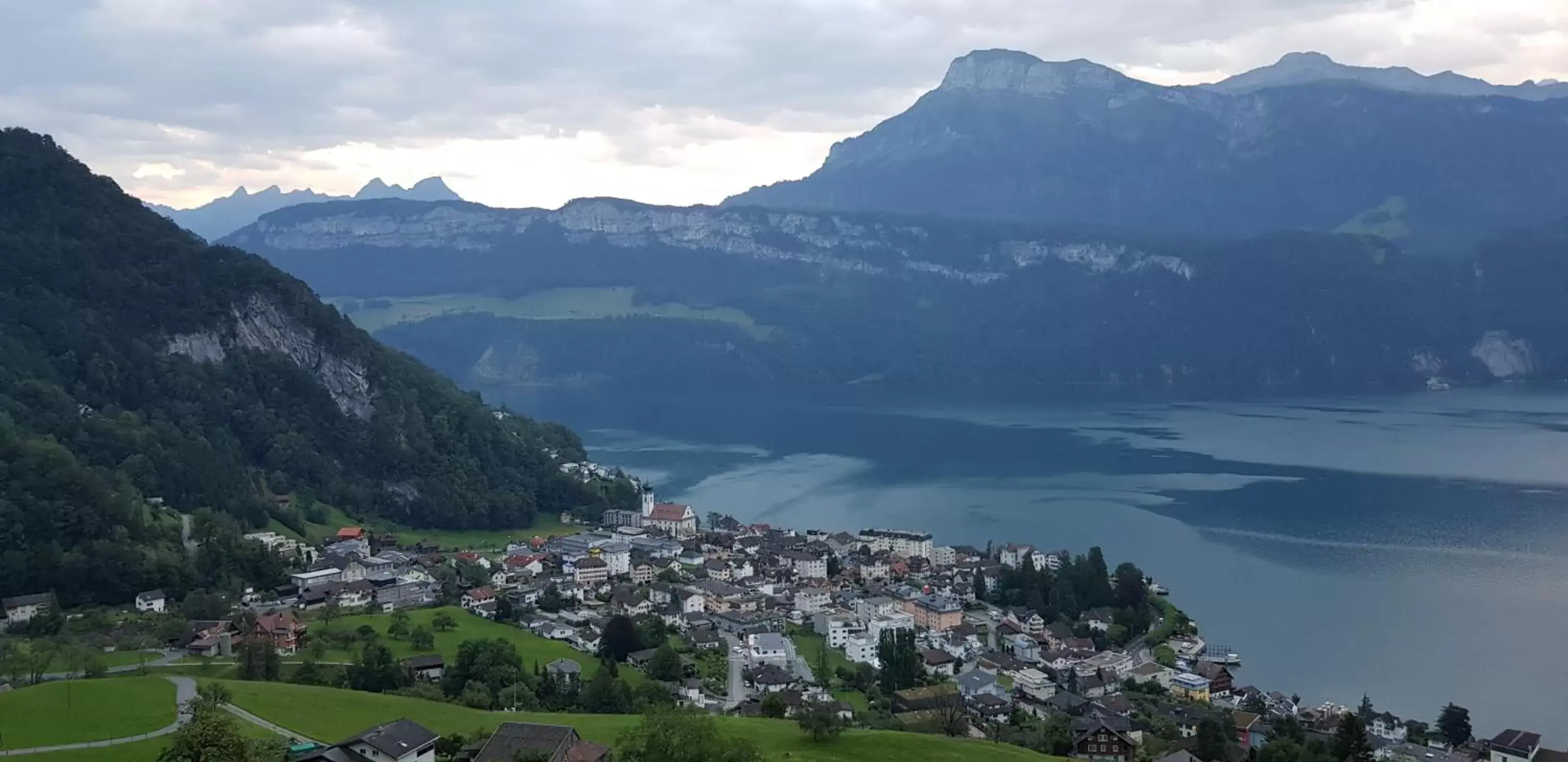 Bird's-eye View in Gasthaus Platten