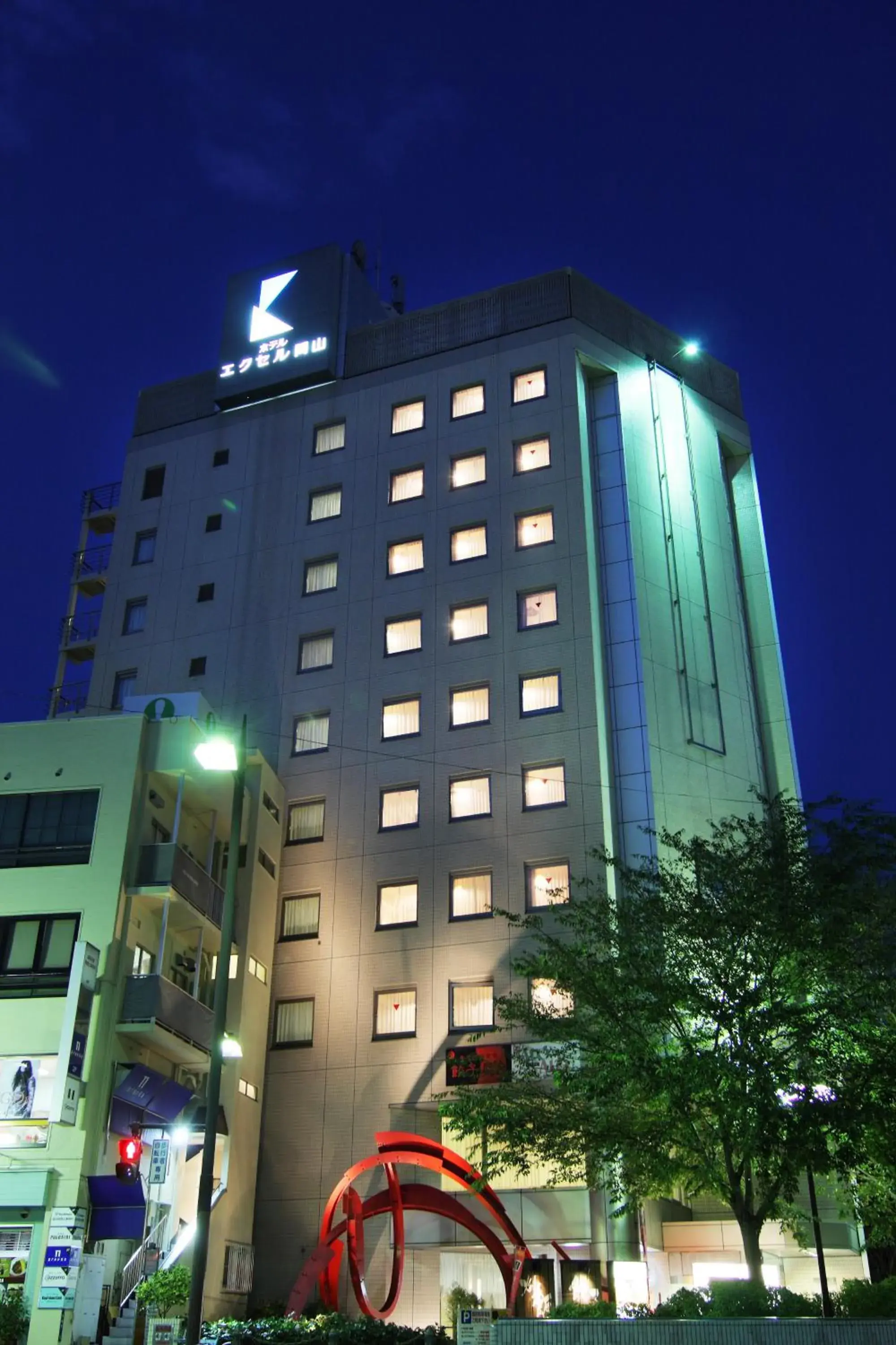 Facade/entrance, Property Building in Hotel Excel Okayama