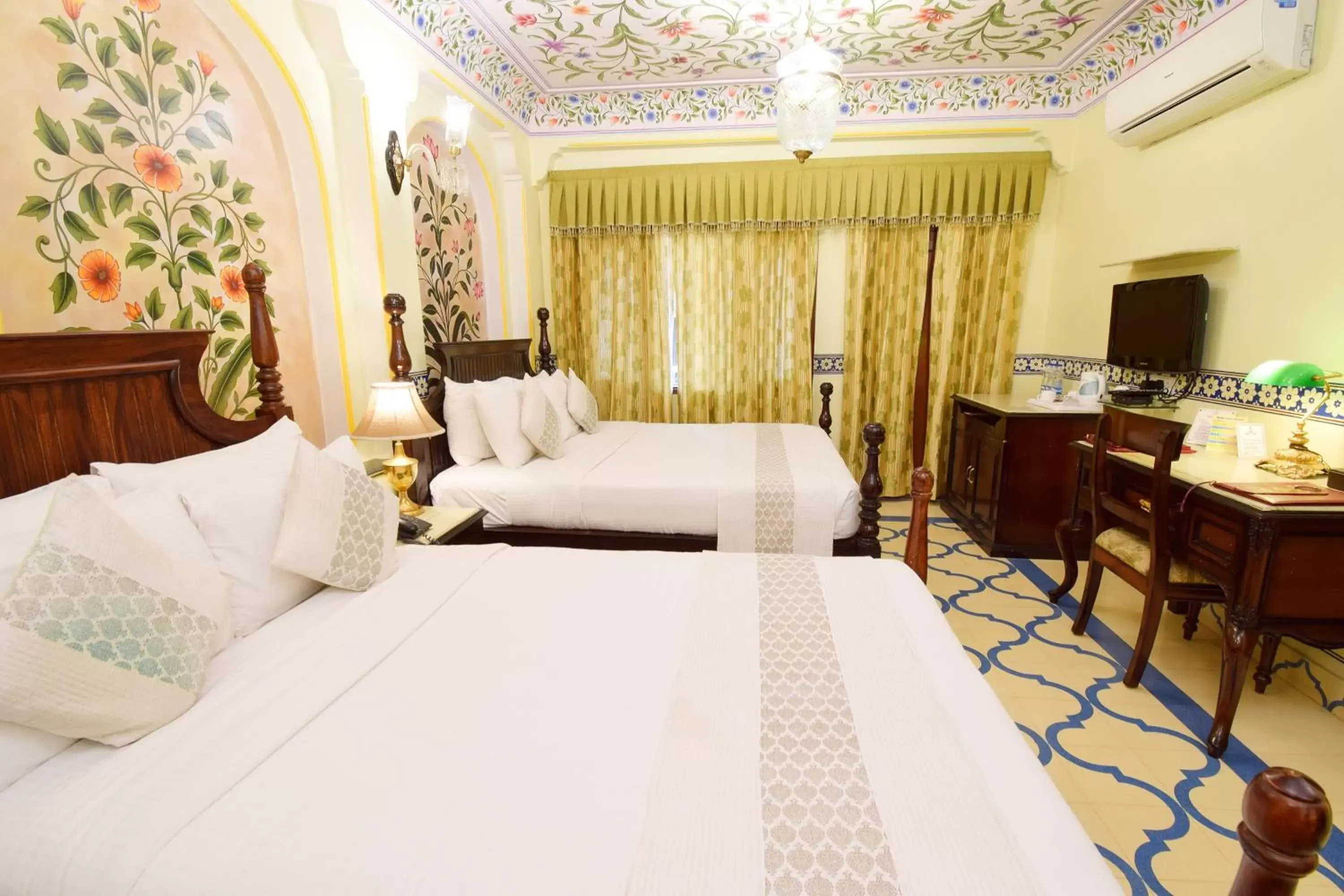 Photo of the whole room, Bed in Umaid Bhawan - A Heritage Style Boutique Hotel