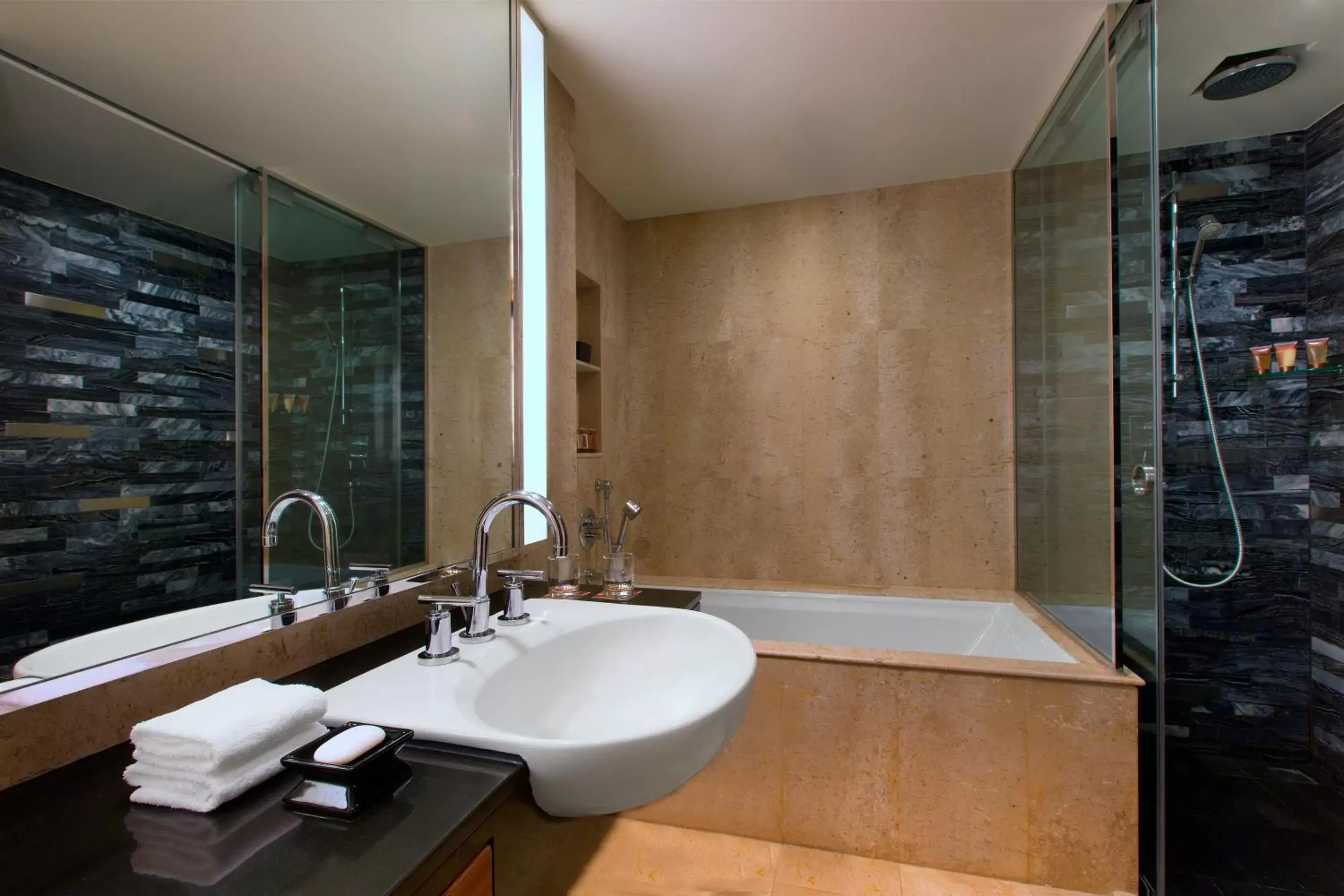 Bathroom in Royal Orchid Sheraton Hotel and Towers