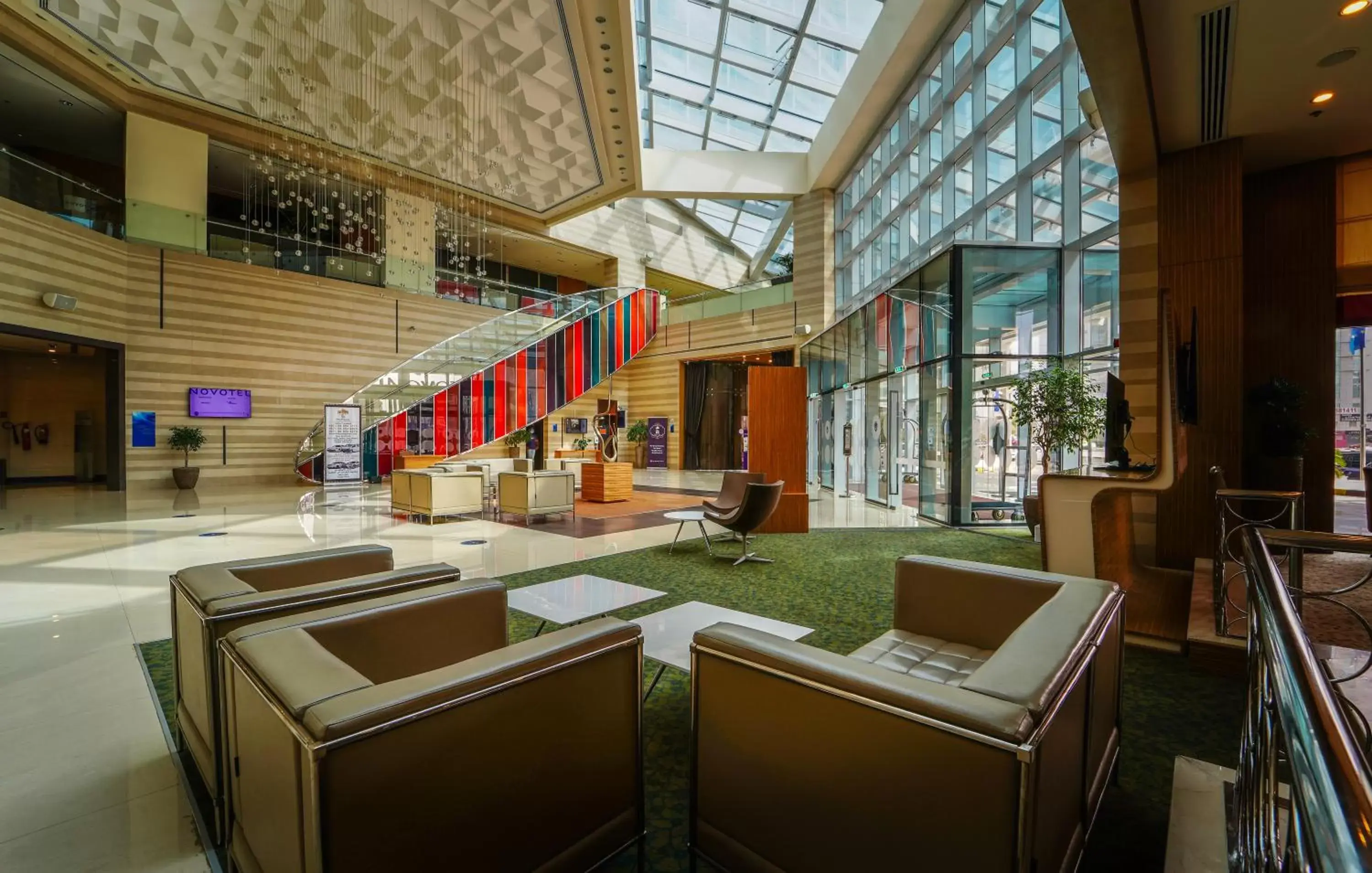 Lobby or reception in Novotel Fujairah