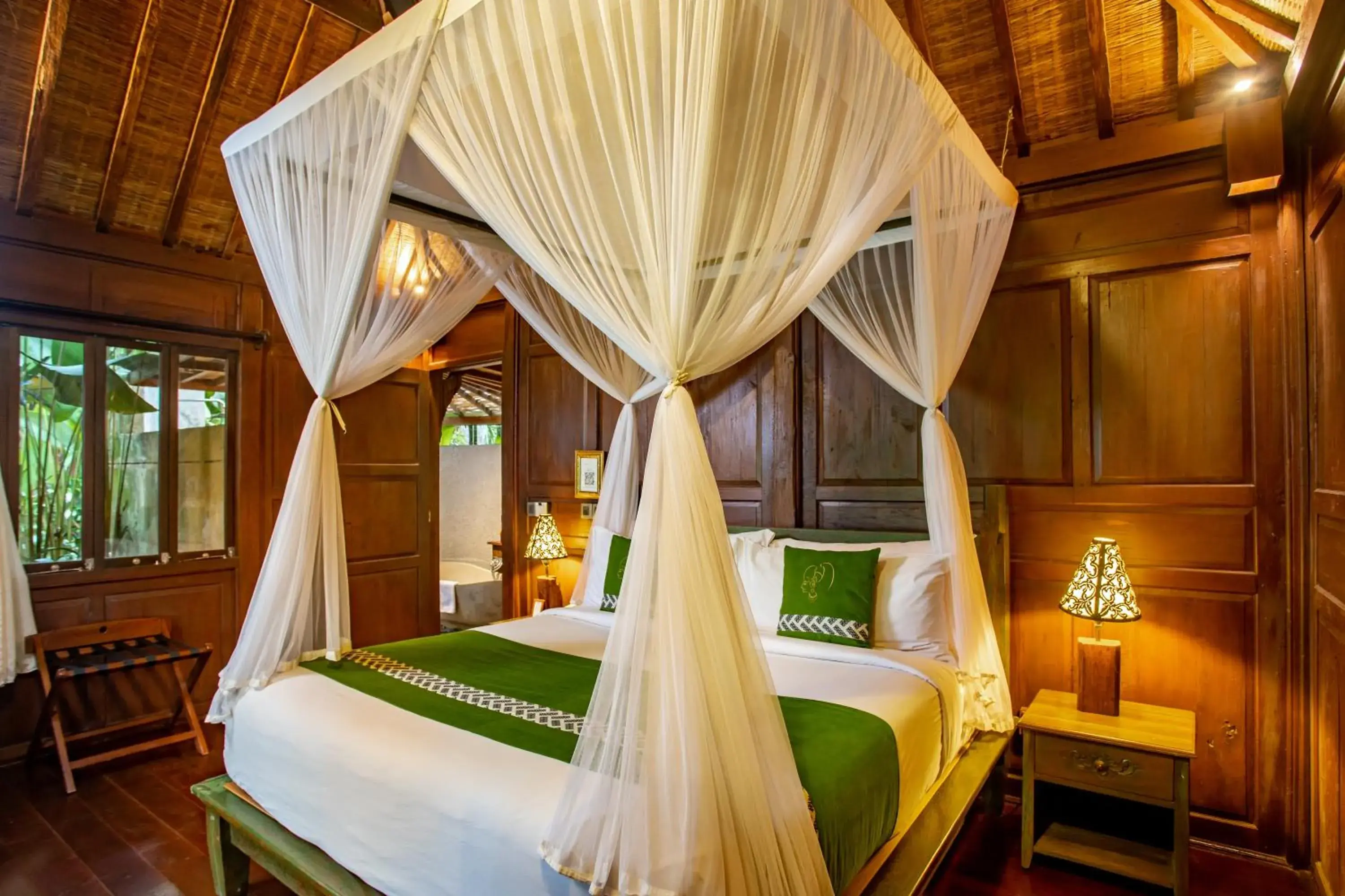 Bed in Arya Villas Ubud Bed in Arya Villas Ubud