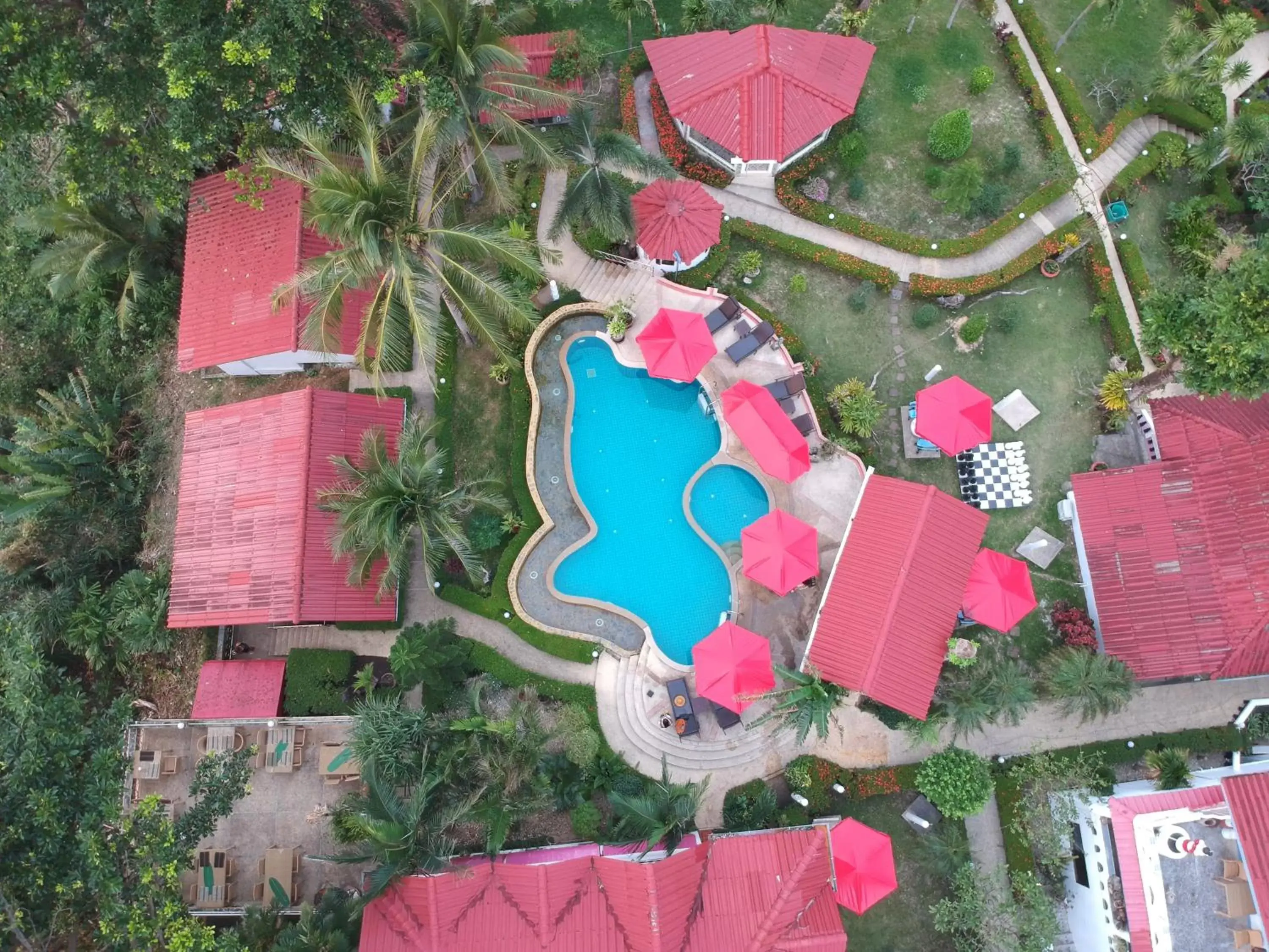 Bird's eye view in Top Resort Bird's eye view in Top Resort
