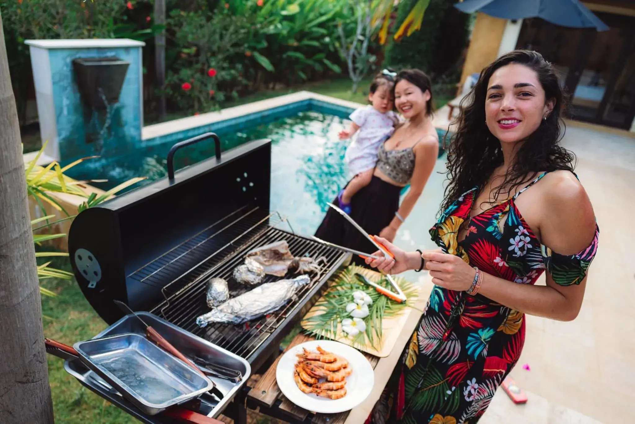 BBQ facilities in Alanta Pool Villa