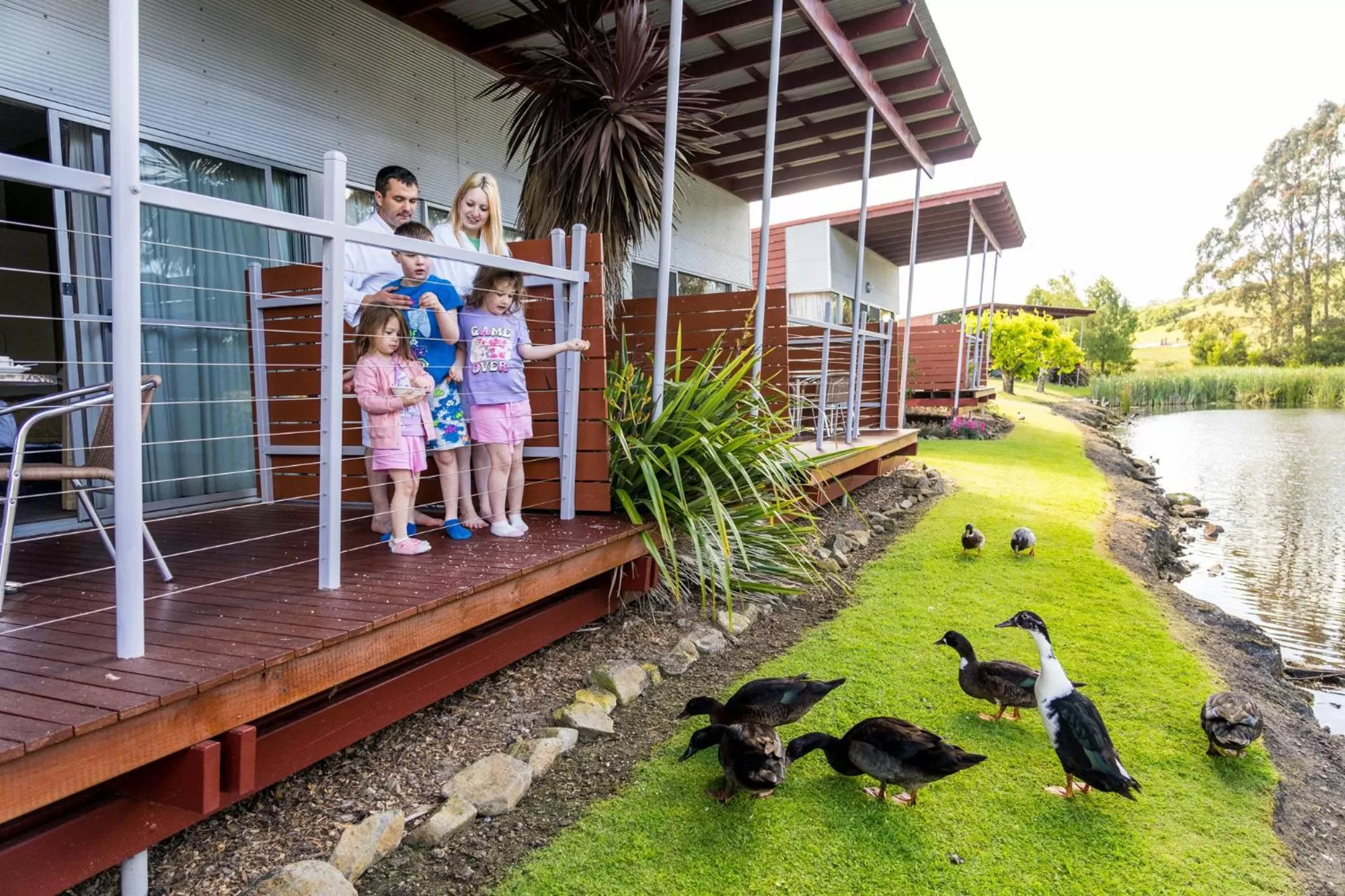 Guests in Tall Timbers Tasmania