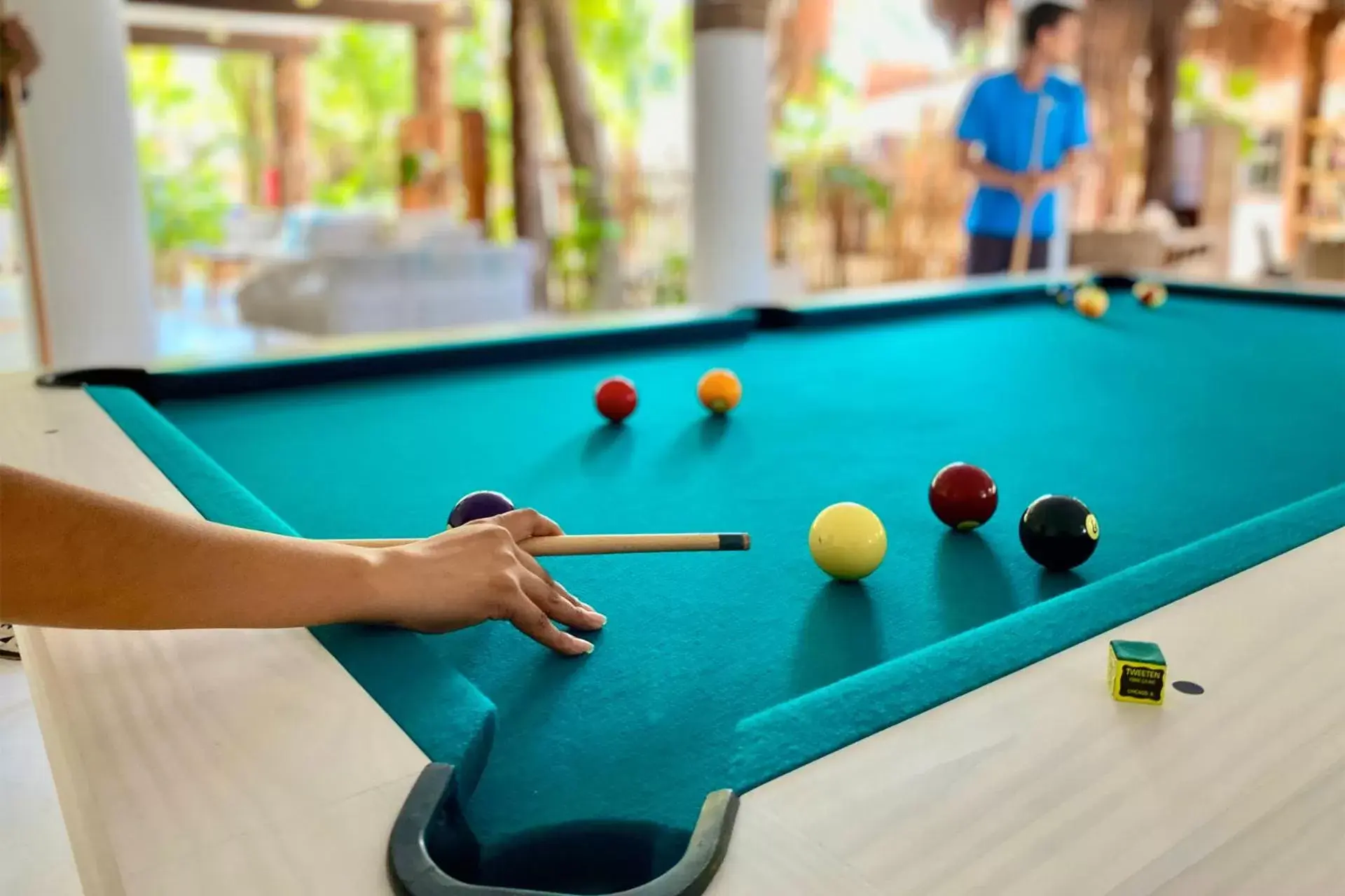 Billiard, Billiards in Cabanas Tulum- Beach Hotel & Spa