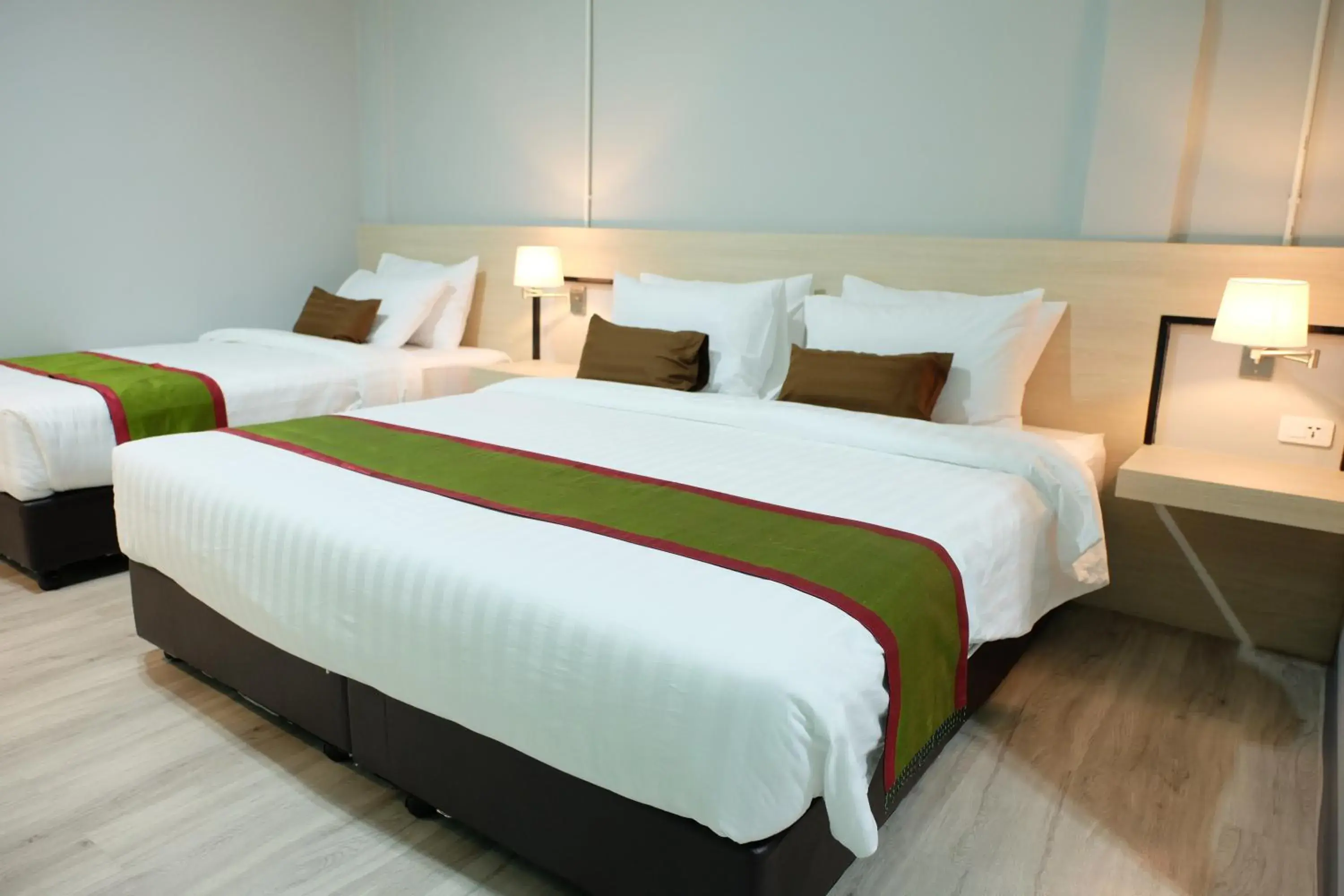 Bed in Siam Stadium Hostel