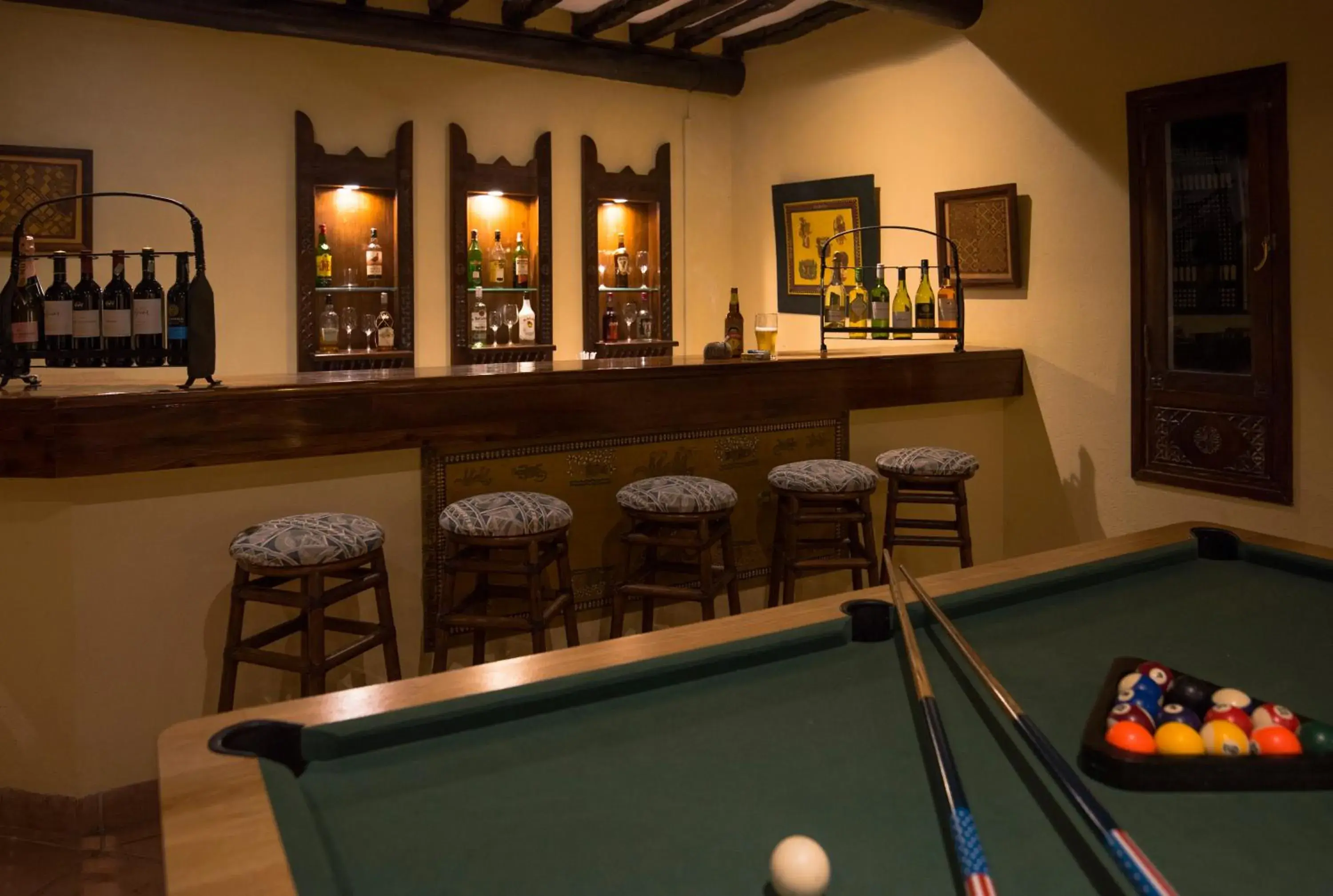 Dining area, Billiards in Amani Beach Hotel