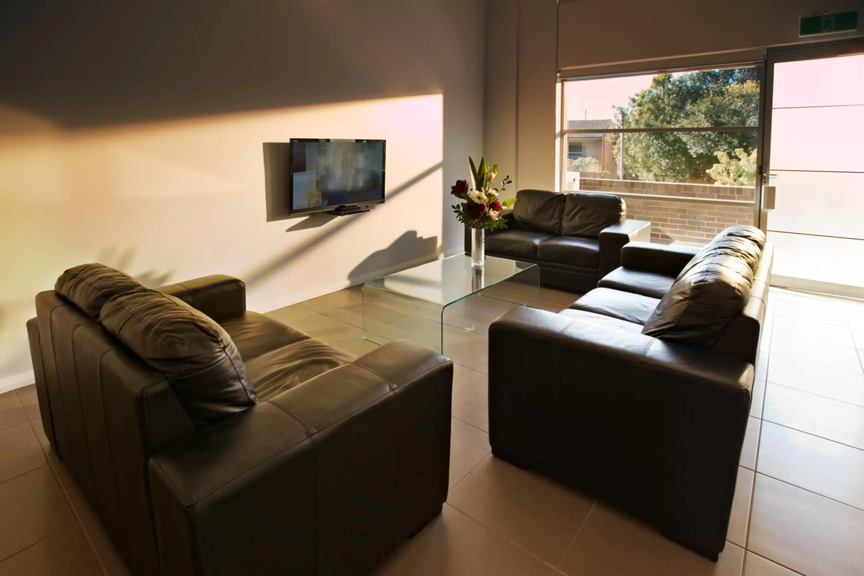 TV and multimedia, Seating Area in Charlestown Executive Apartments