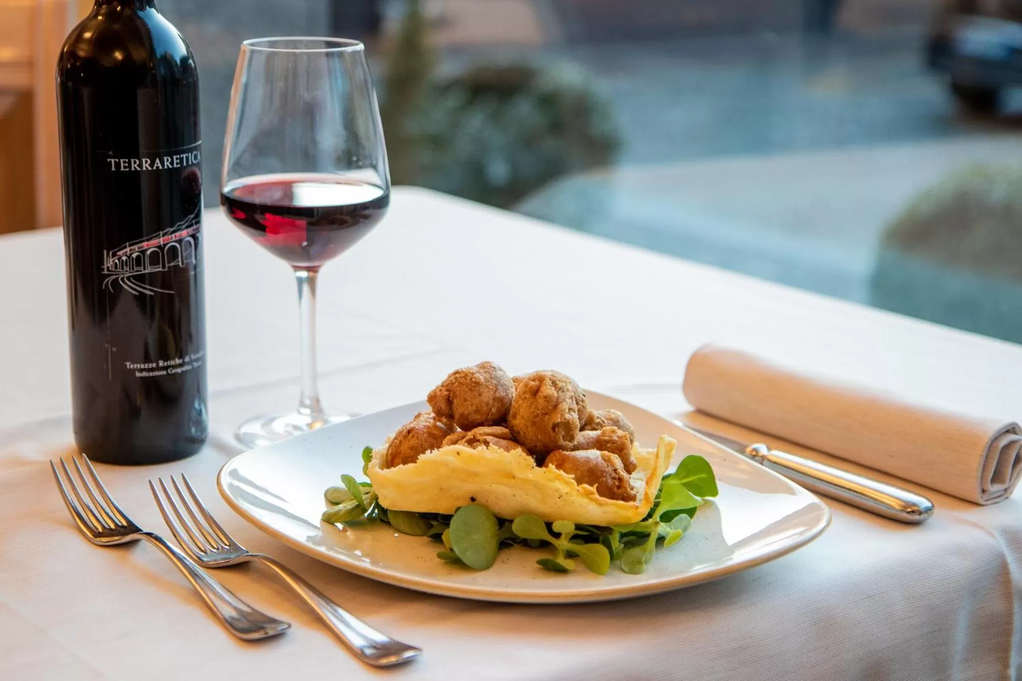 Food close-up in Hotel Bernina