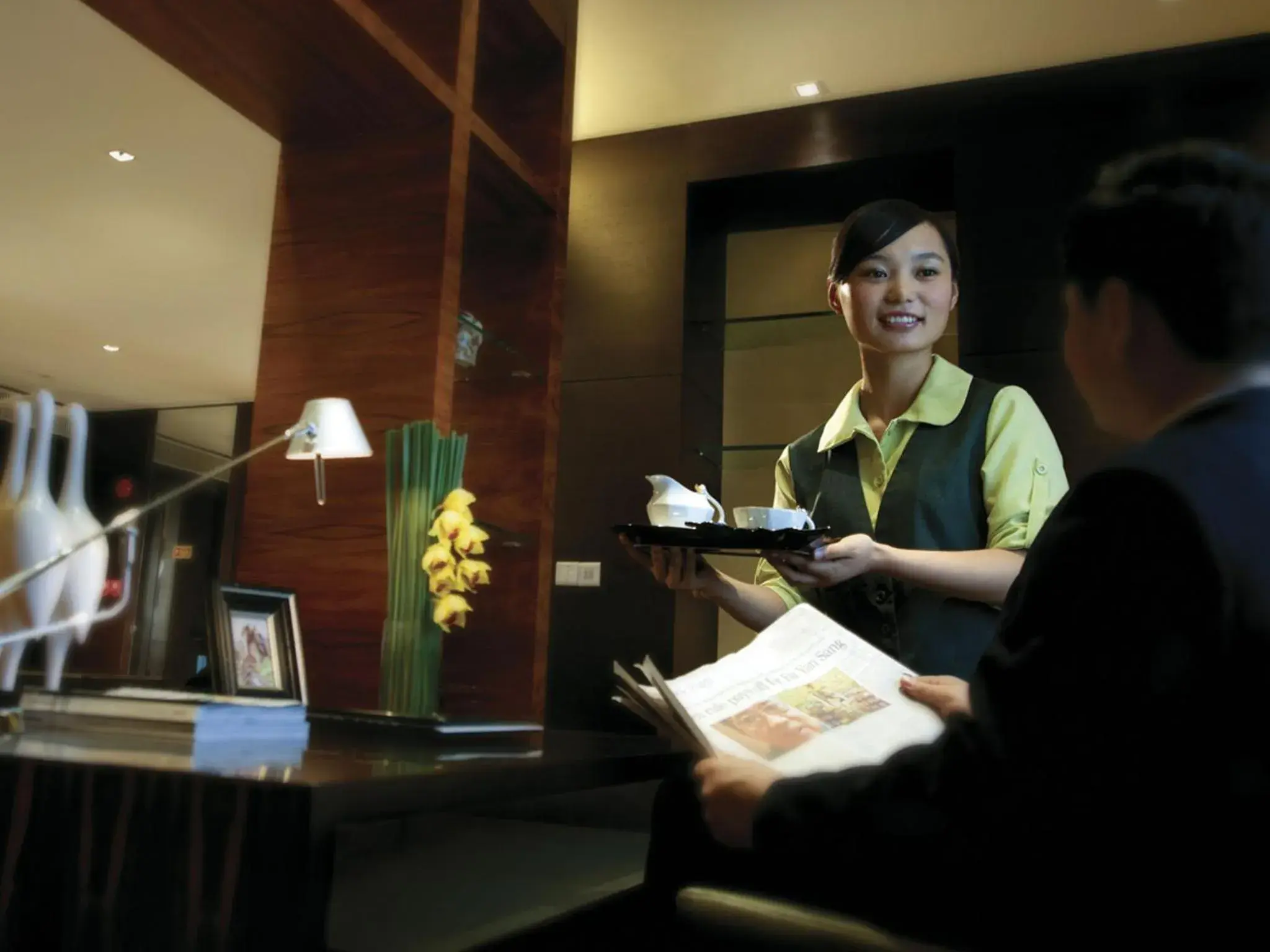 Staff, Lobby/Reception in HJ International Hotel