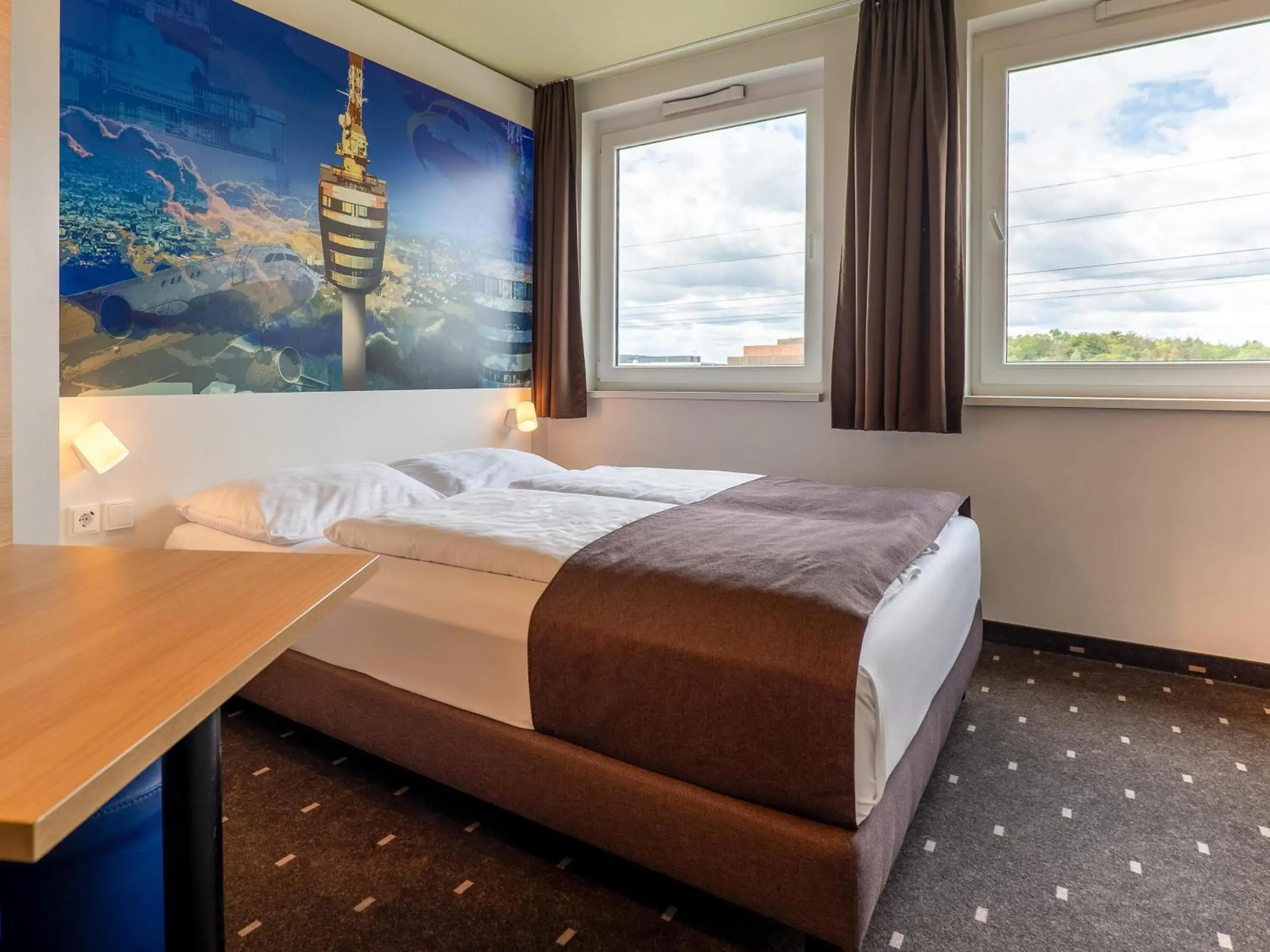 Photo of the whole room, Bed in B&B Hotel Stuttgart-Airport/Messe